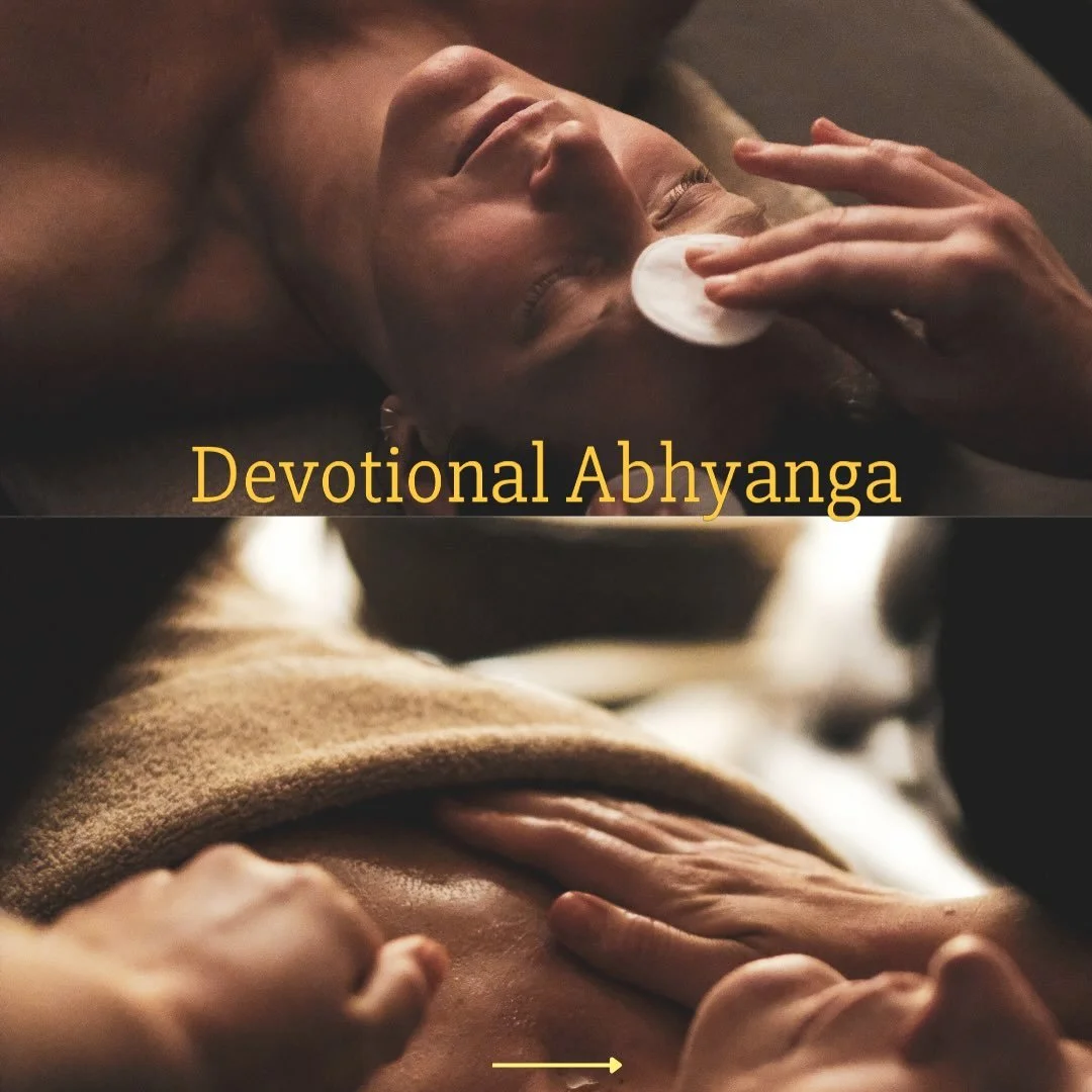 Reach deeper states of relaxation and nourishment with Devotional Abhyanga. Support your nervous system, joints and overall vitality as we transition into Spring. 

Bookings open for September 🤍 available at Bondi clinic &amp; the Hawkesbury 

🪽 @j