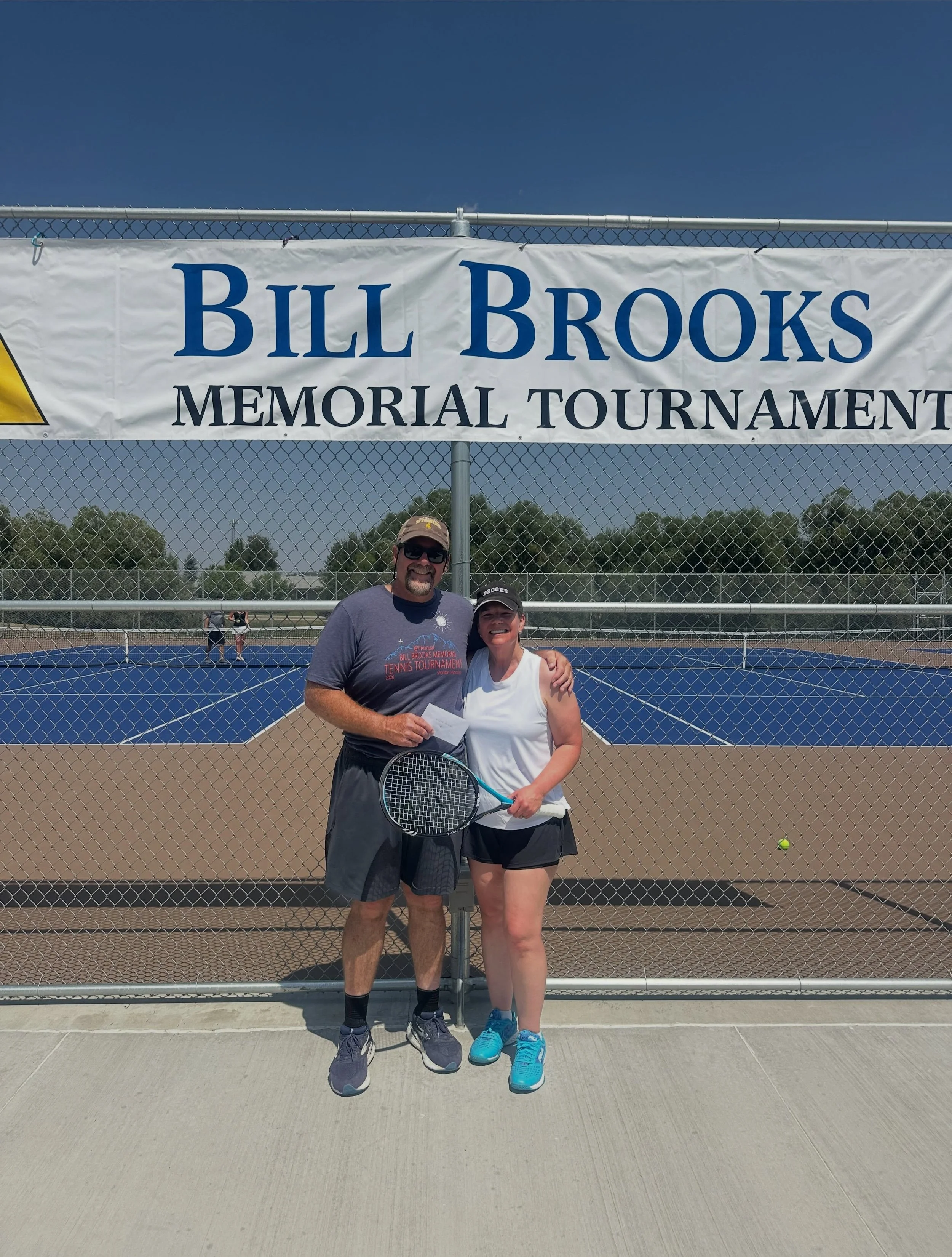 Mixed Doubles B Champions - Brent Brooks/Jeanne Brooks