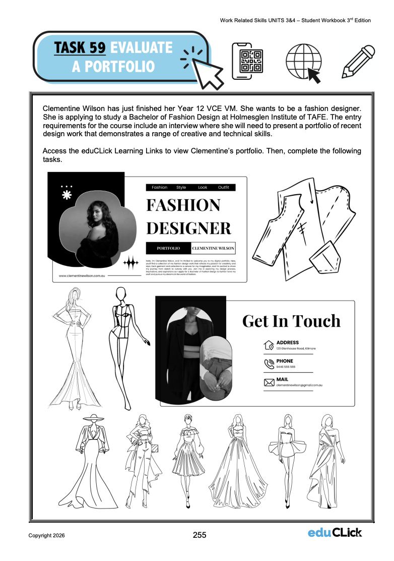 WRS workbook task