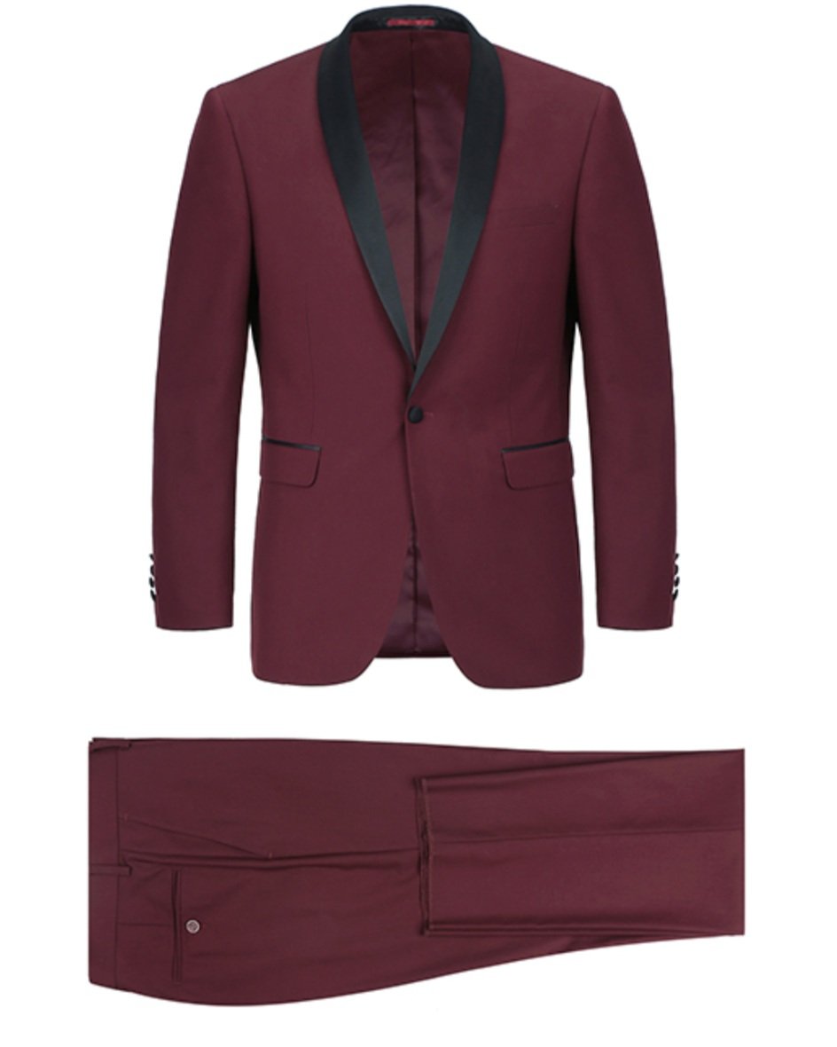 Burgundy Tux