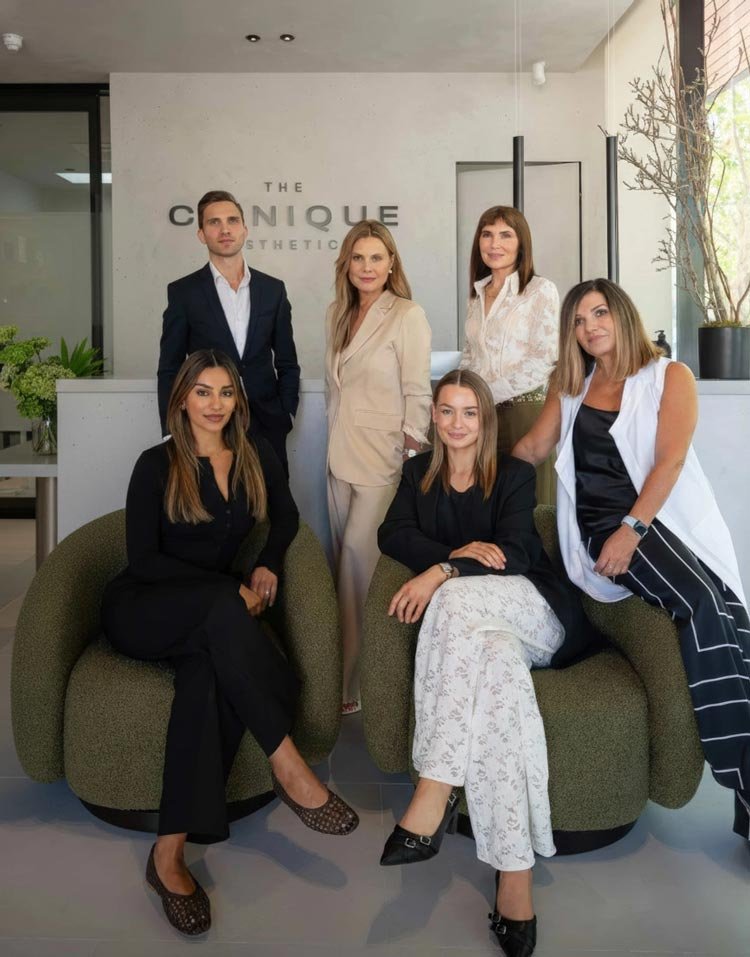 The Clinique Aesthetics team photo led by Caroline Newman who performs Botox in Adelaide