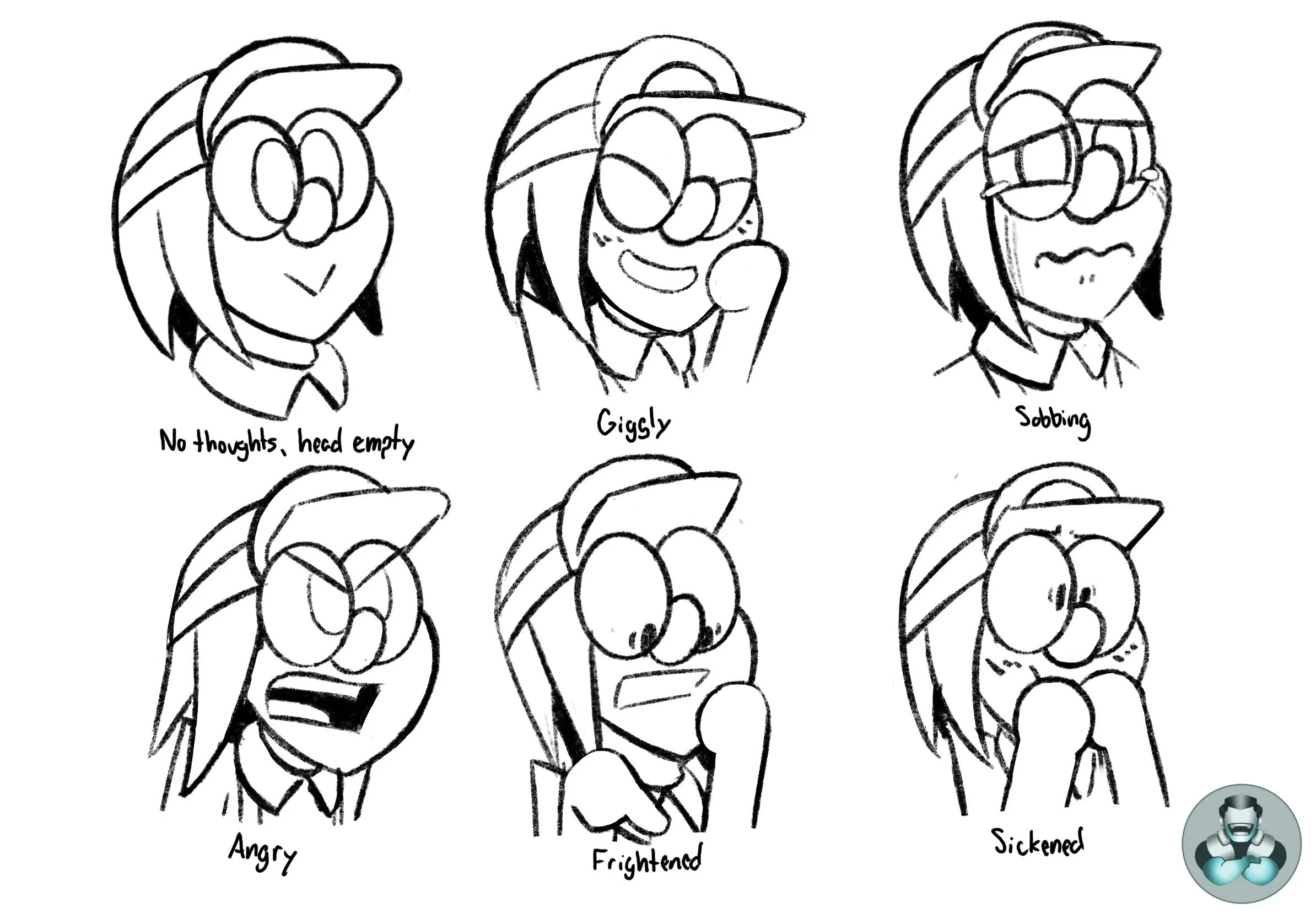 Expression Sheet - Bianca (cafe) - In-House