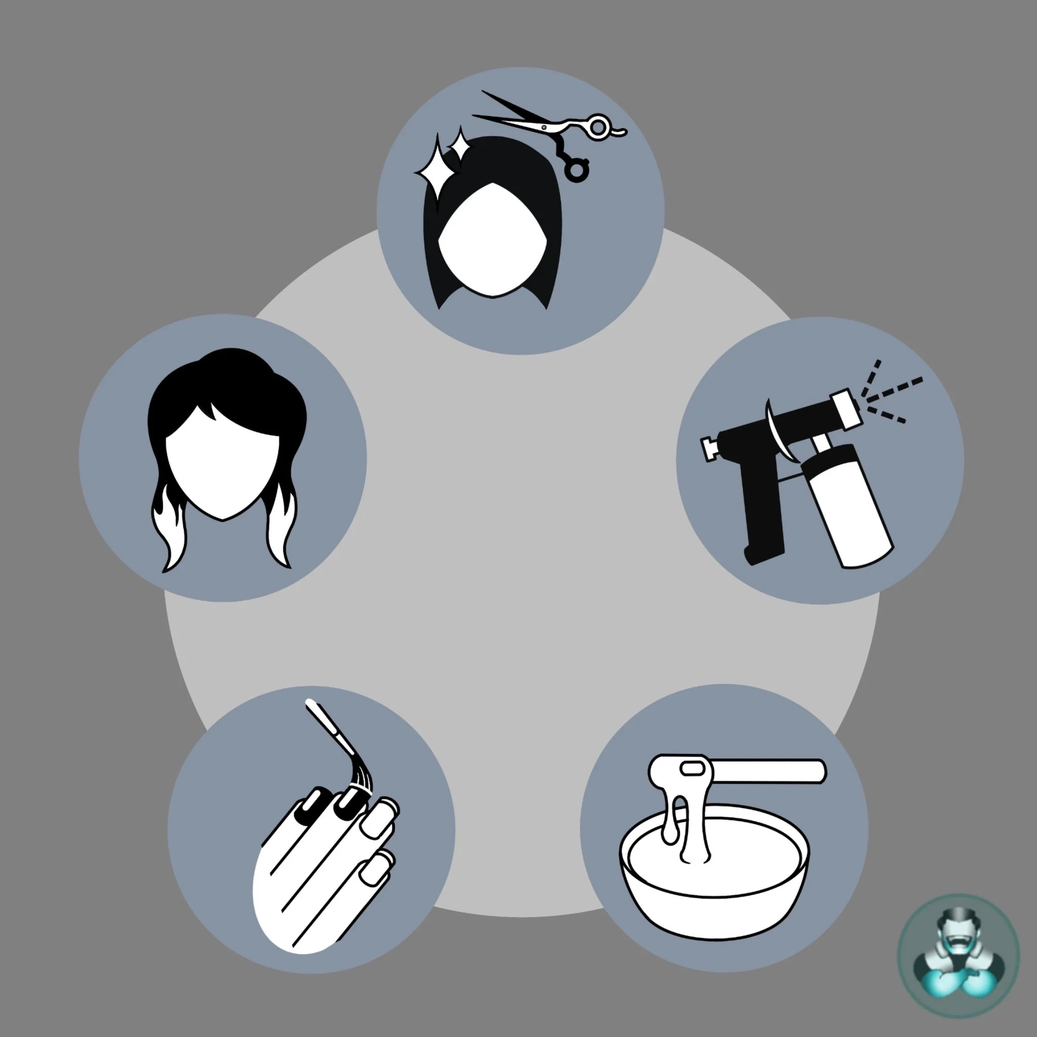 Web icons for C&C Tropical Salon