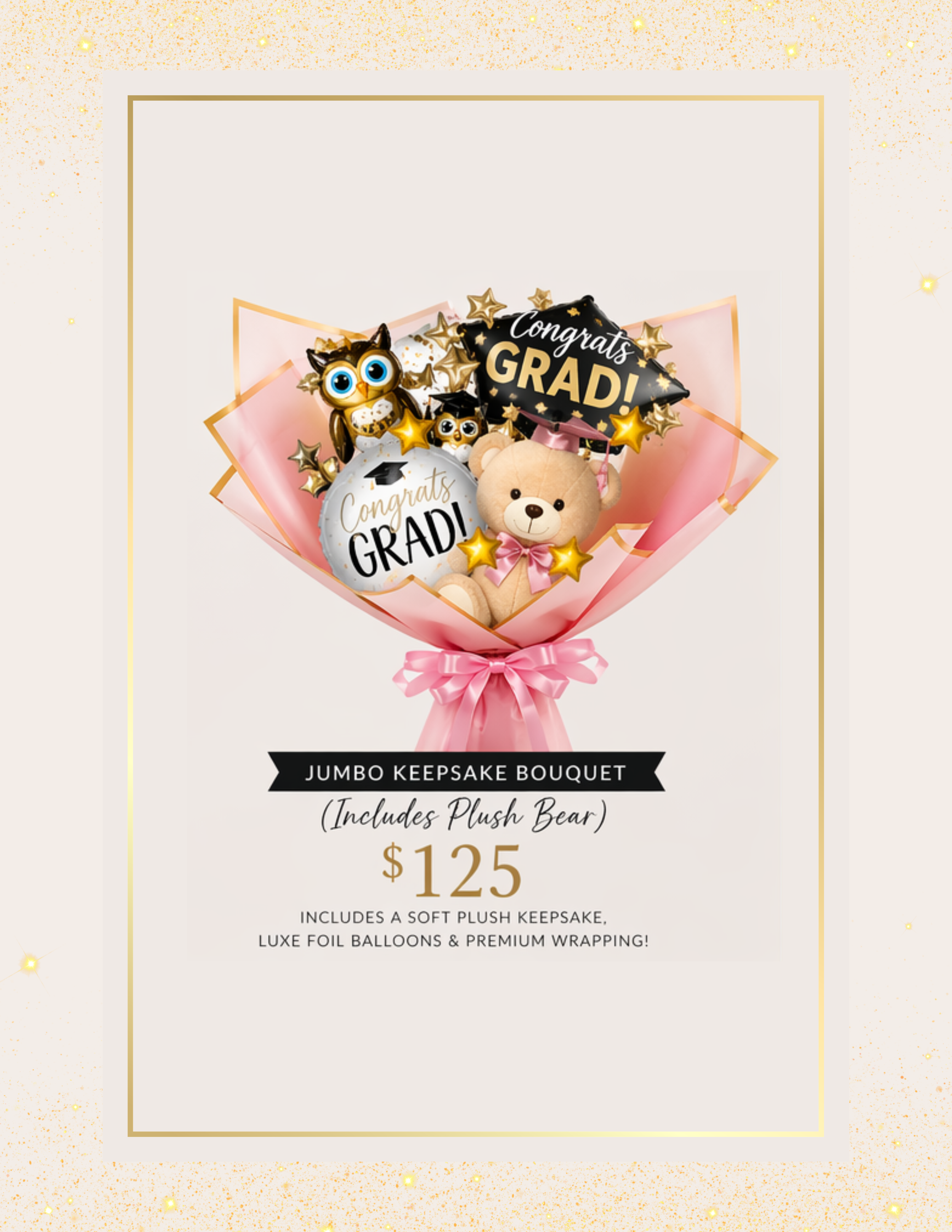 Grad Jumbo Keepsake Bouquet