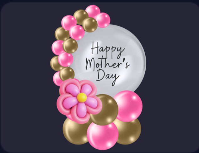 Mother's Day - Wrapped Bubble Balloon
