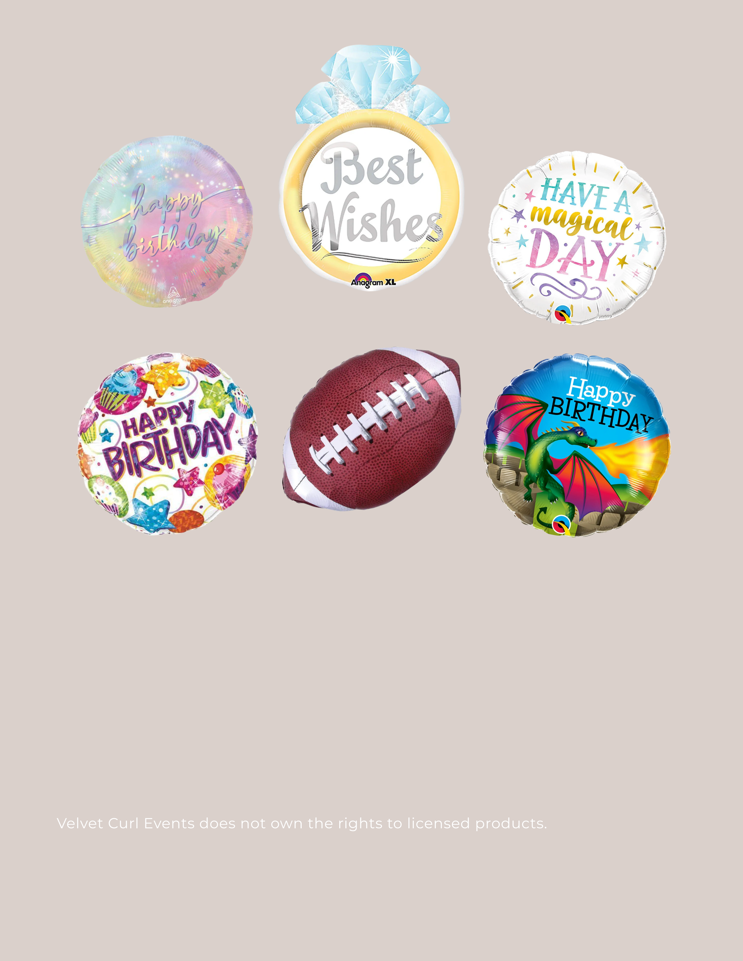 Message & Specialty Foil Balloons