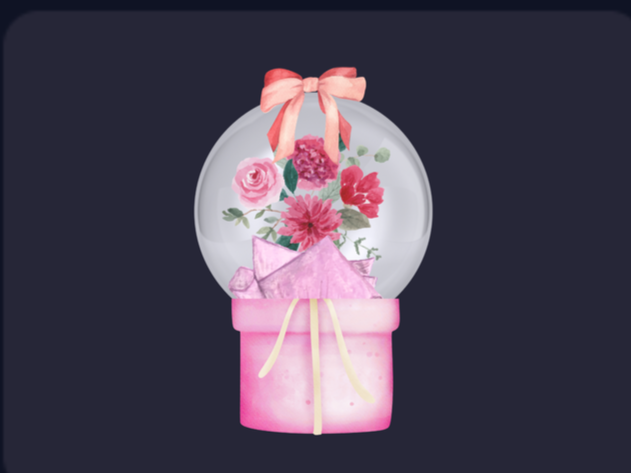 Stuffed Bubble Balloon with Floral Bouquet