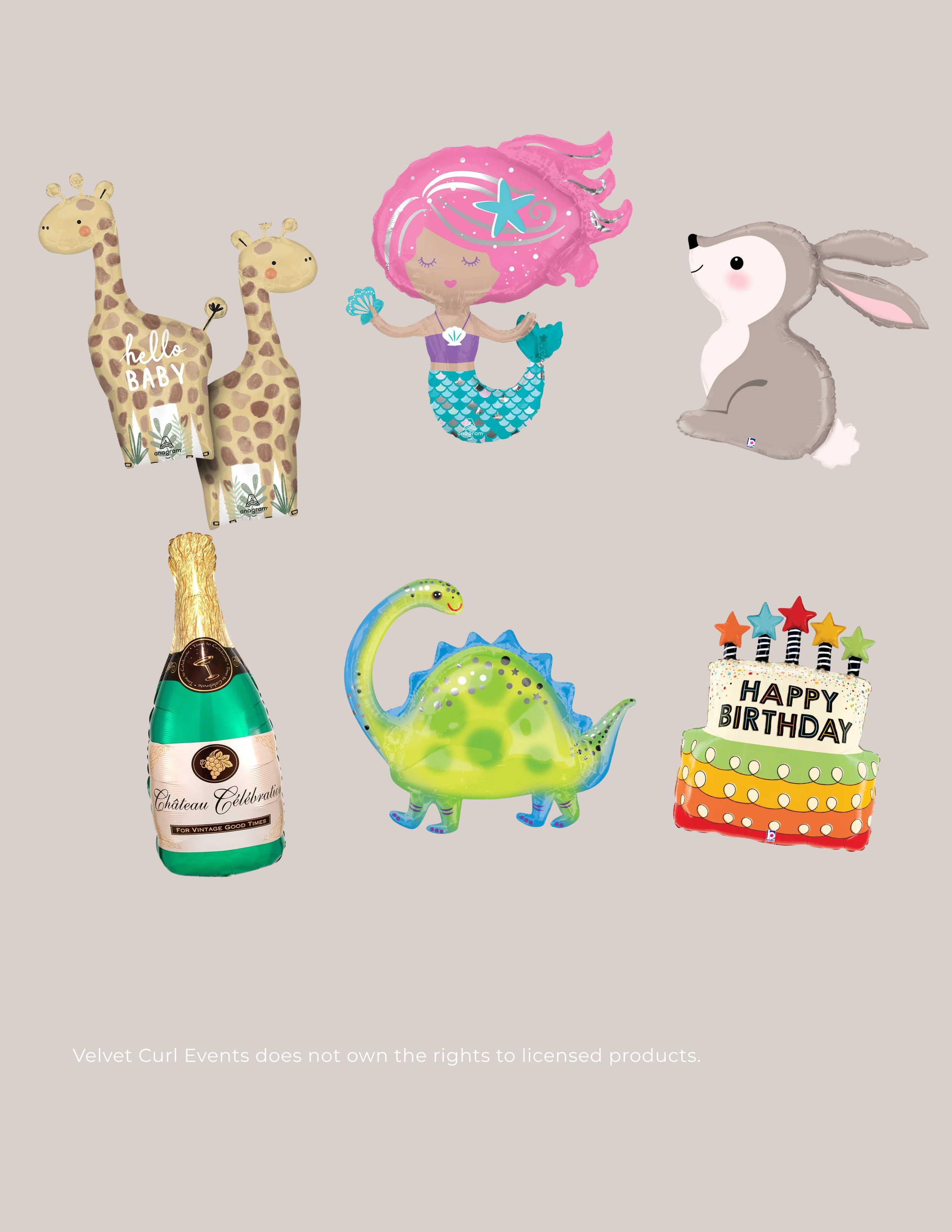 Character Theme and Specialty Foil Balloons