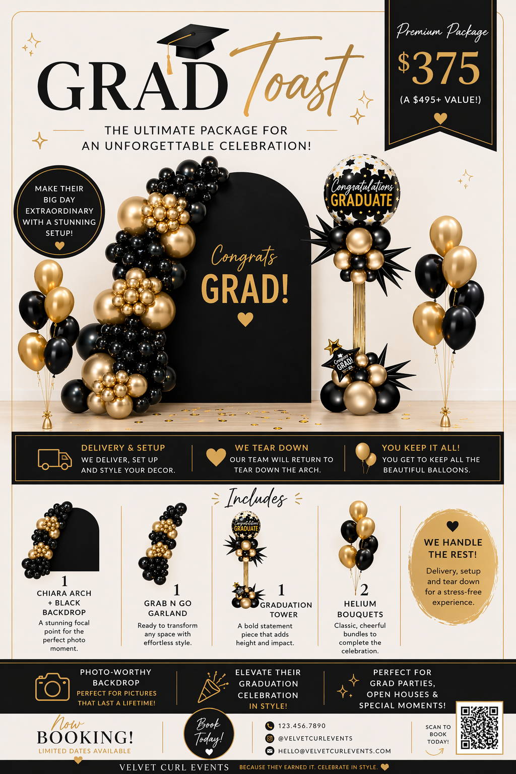 Grad Toast Package