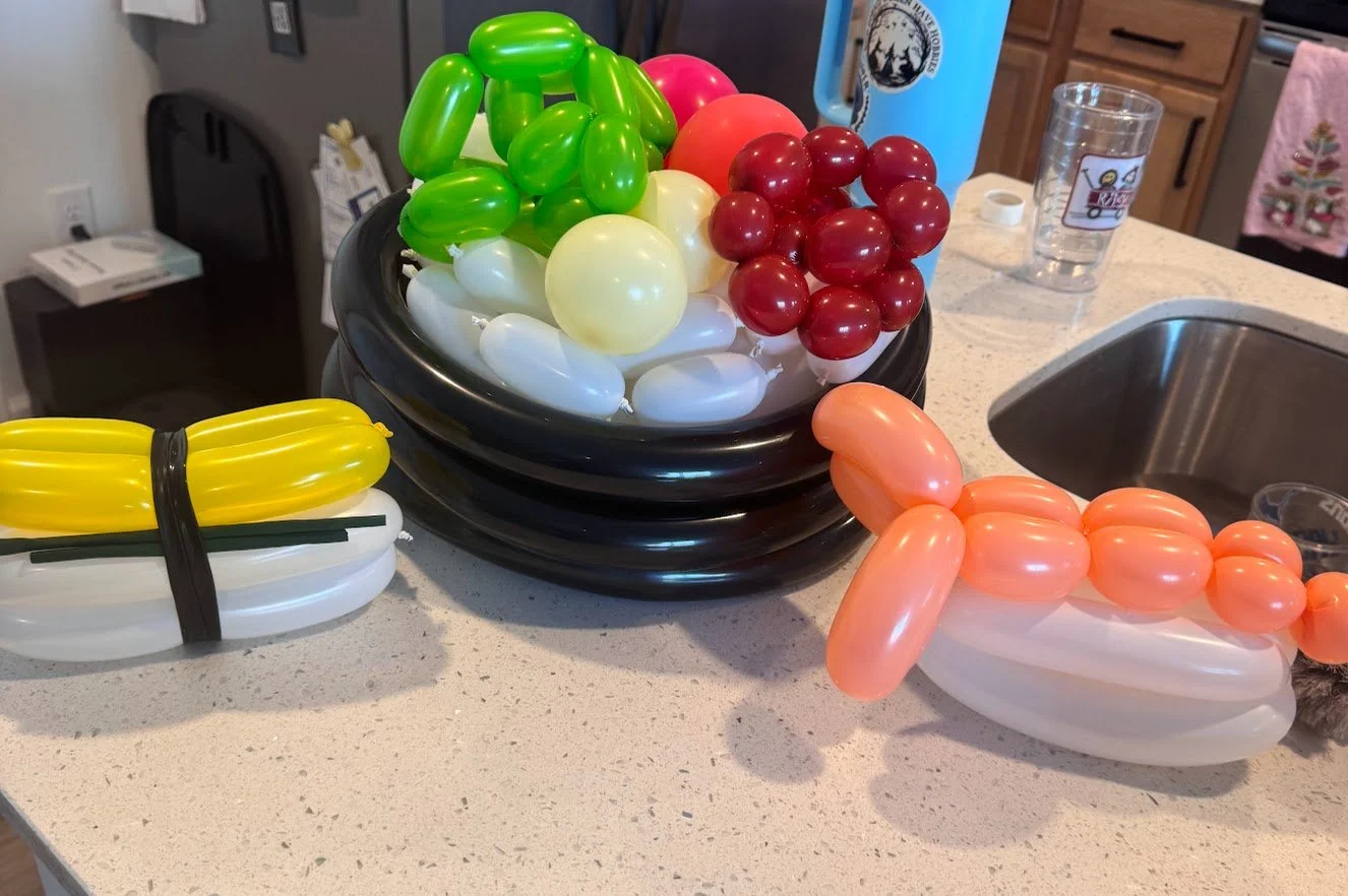 Theme Development - Japanese Domestic Market (JDM) and Japanese culture - sushi balloon spread. 