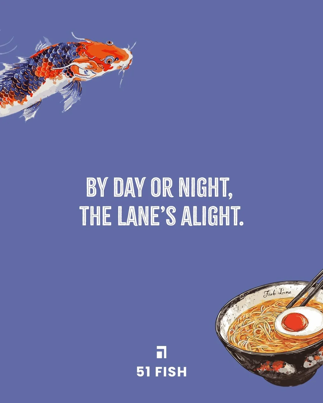 From morning brews to dinner&rsquo;s delight,
Fish Lane buzzes day and night.
At Fifty One, the future&rsquo;s bright &mdash;
Stay tuned, something&rsquo;s in sight.