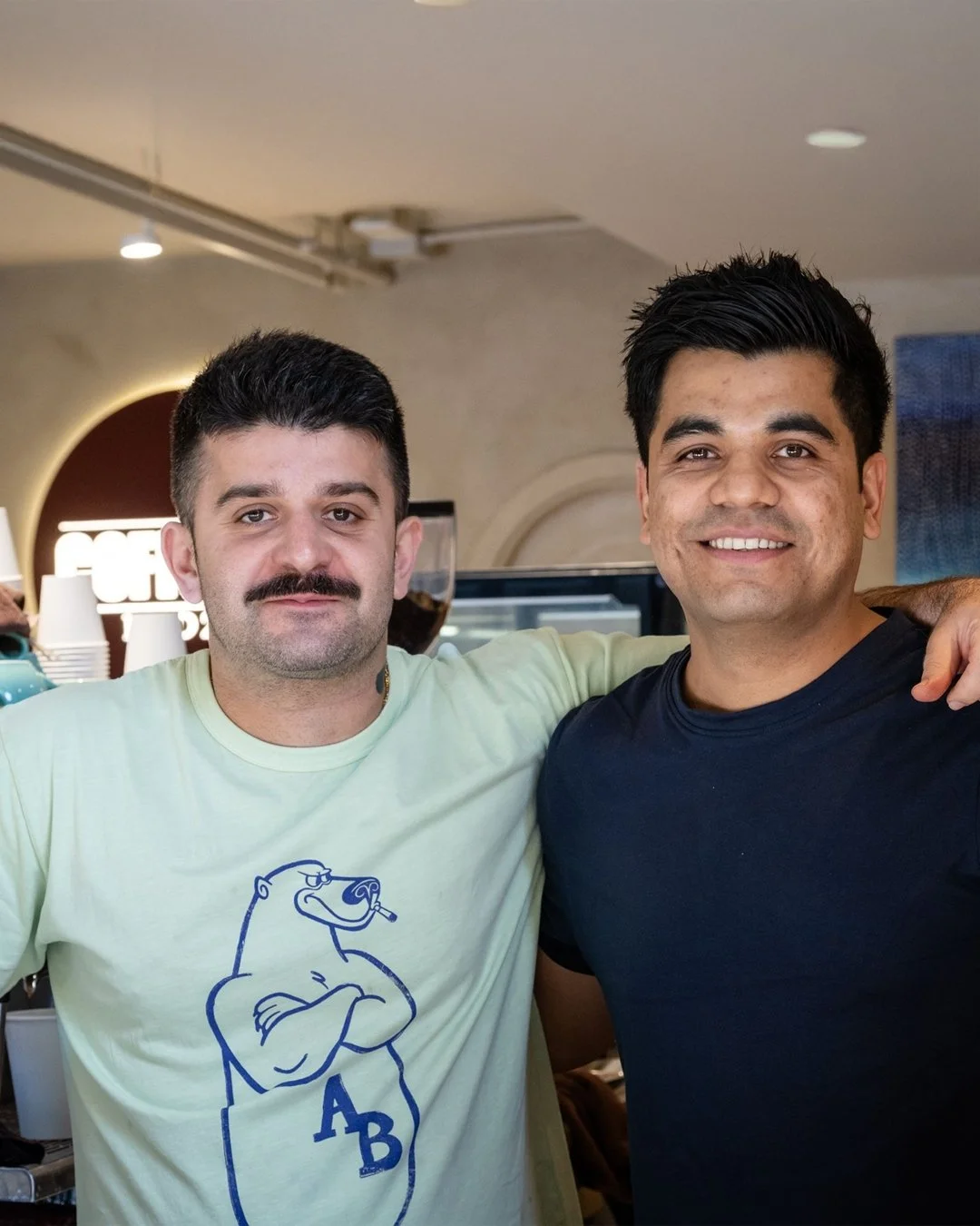 Mid-lane, mid-morning, mid-conversation. Coffeeish keeps Fish Lane ticking during the daylight hours.