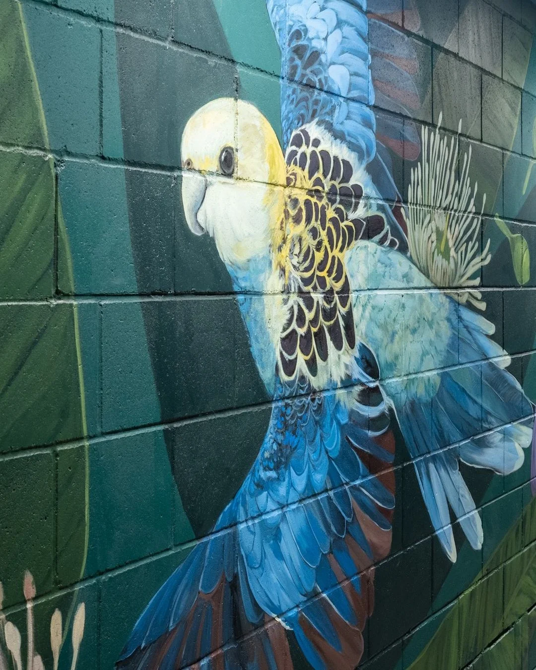 Look a little closer and Fish Lane reveals its softer side. Hidden Habitats by Ash Taylor brings native flora and fauna into the laneway, quietly rewarding curious eyes.

Hidden Habitats by Ash Taylor