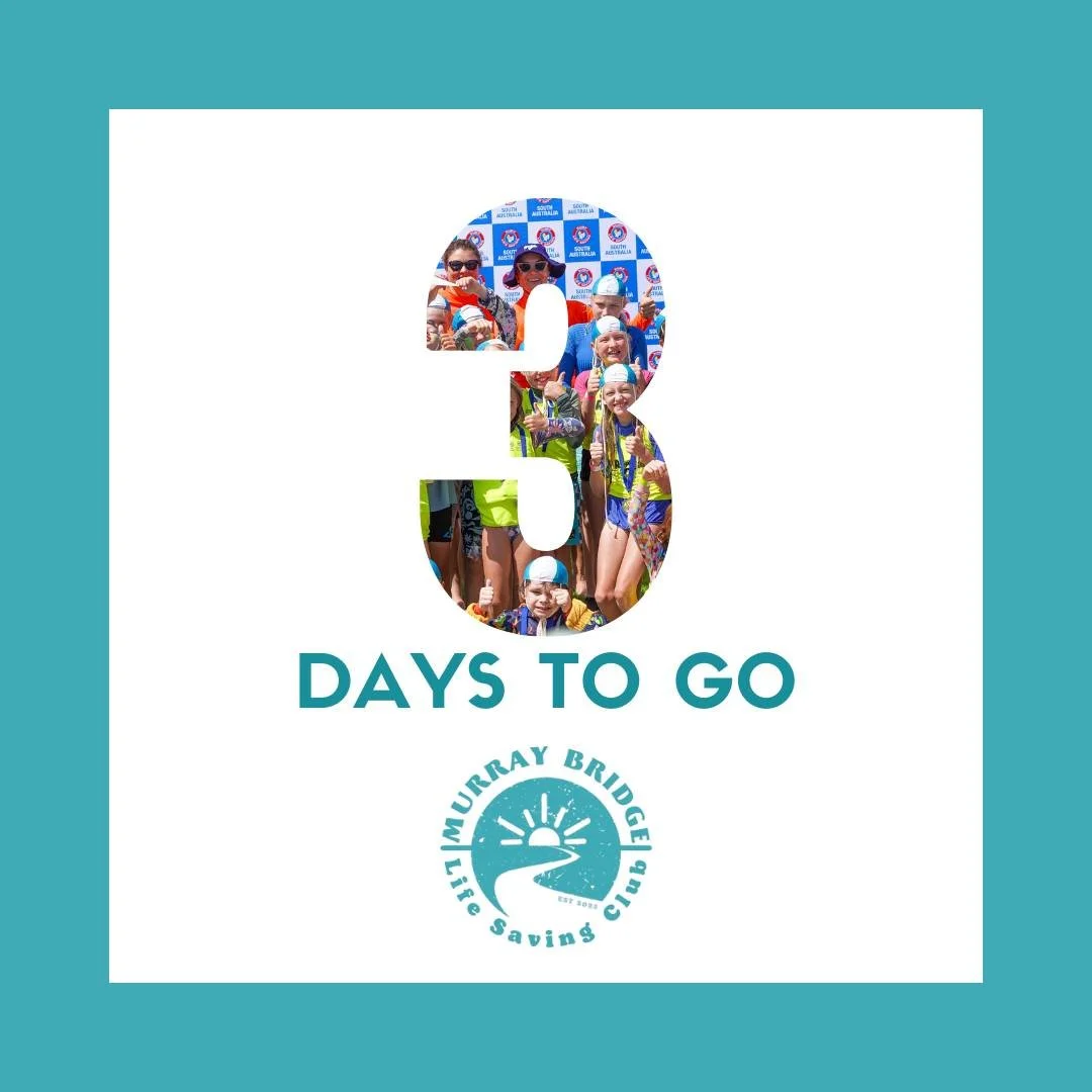 ⏳ The countdown is on! ⏳

We&rsquo;re getting closer to our very first official Nippers session at Murray Bridge Life Saving Club, and we couldn&rsquo;t be more excited 💙

This season is a huge milestone for our club, and we can&rsquo;t wait to welc