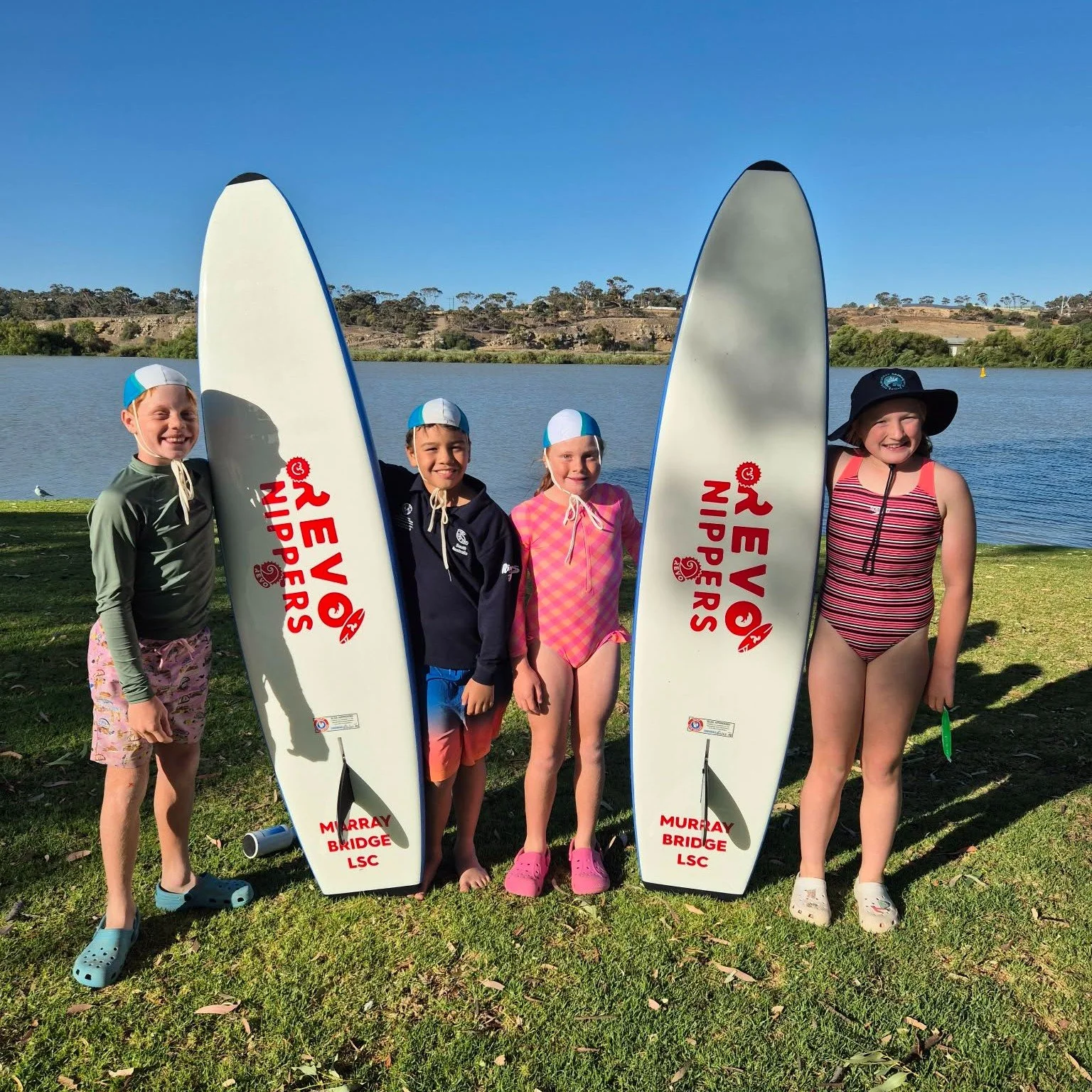 📣 Big thank you to our amazing community partner &mdash; @revofitness 

Check out our Nippers crew proudly showing off our brand-new nipper foam boards 🤩

These boards were generously supplied by Revo Fitness as part of their support for the Revo N
