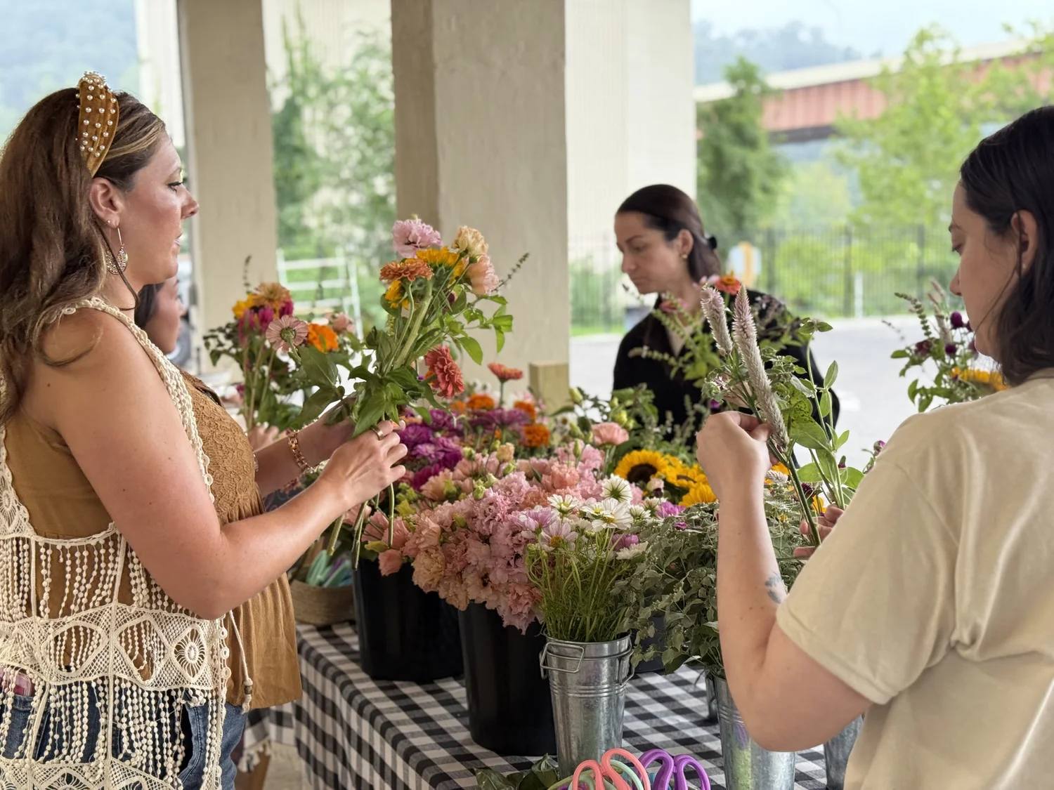Fall workshop at Muddy Mountain Flower Farm