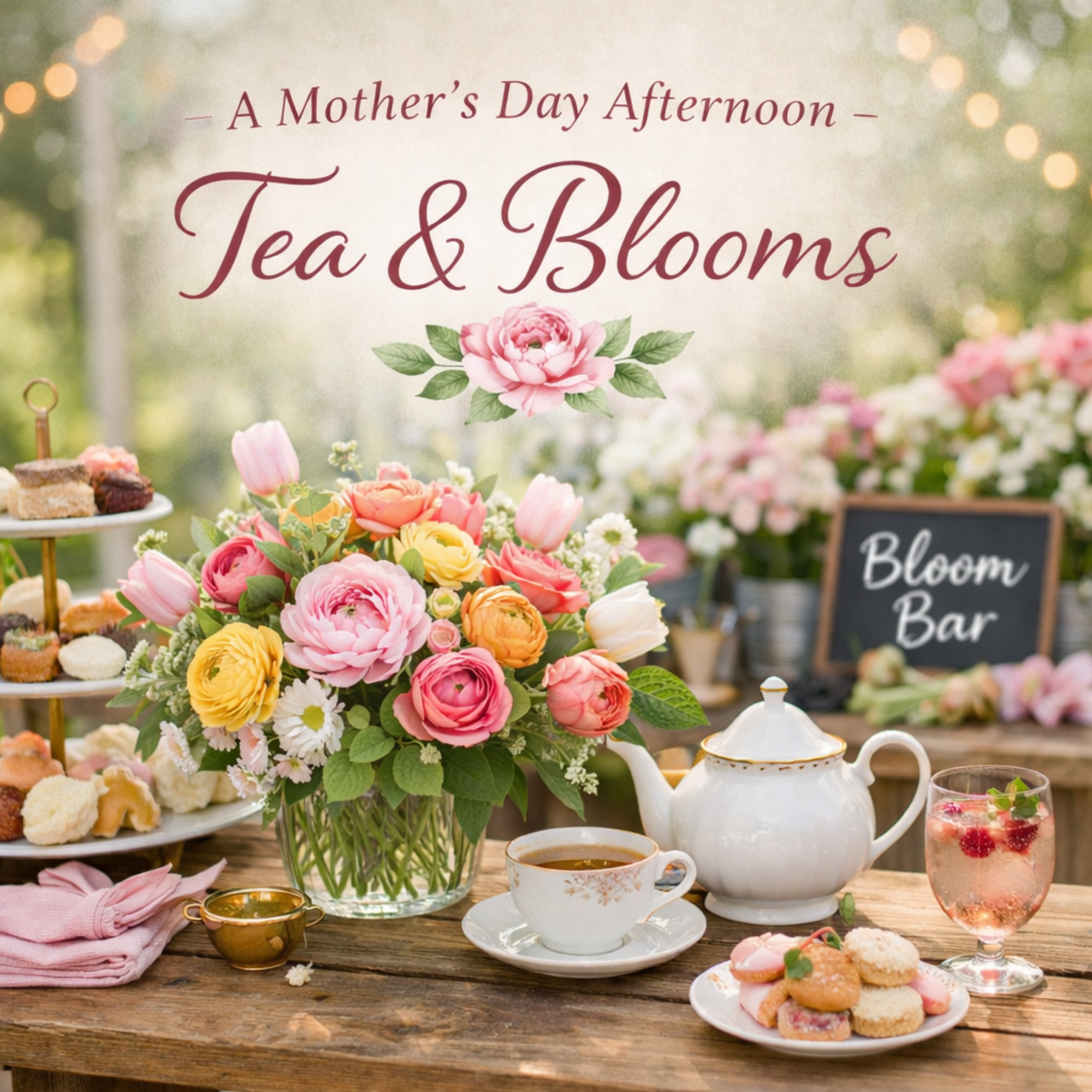 A Mother’s Day Afternoon: Tea & Blooms 🌸 | May 10