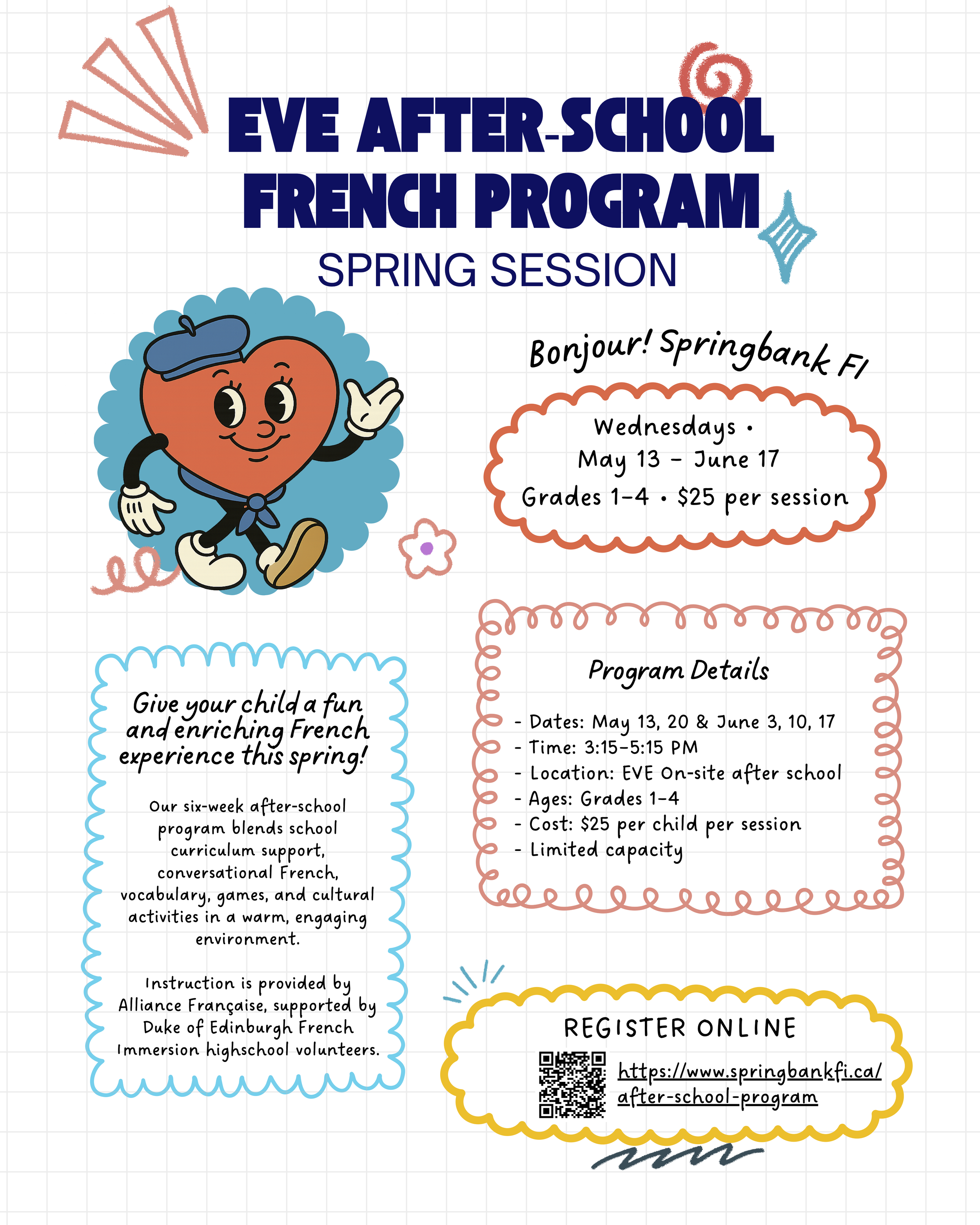 EVE AFTER SCHOOL FRENCH PROGRam