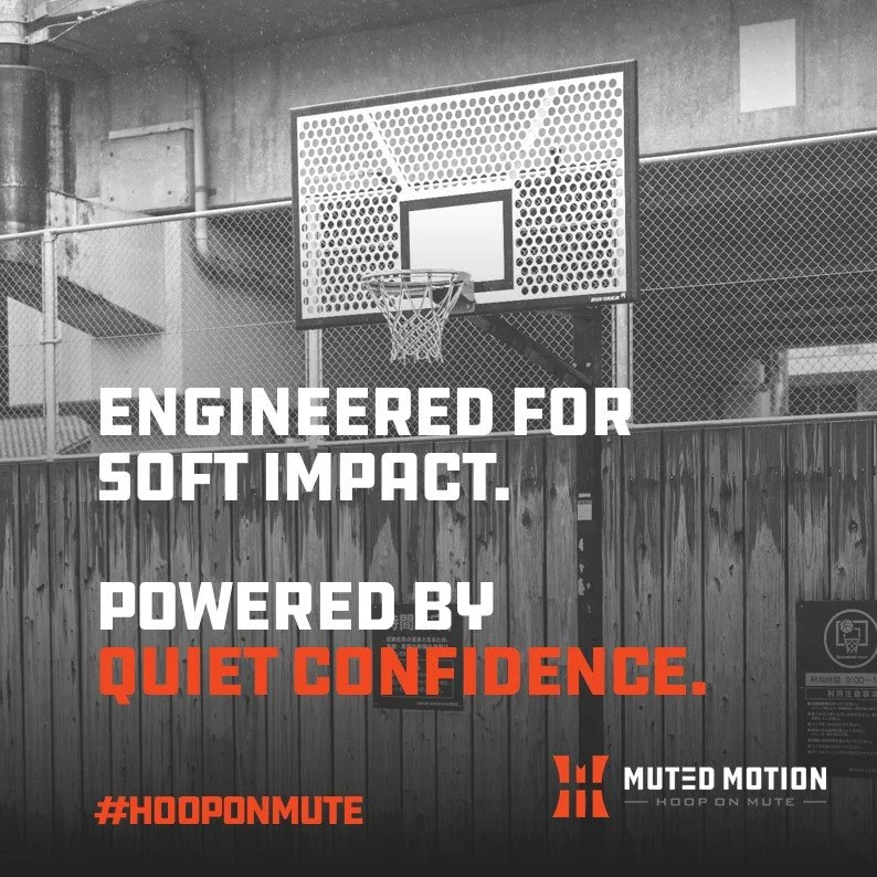 Quiet doesn&rsquo;t mean weak.

Quiet means focused. Driven. Unstoppable.

Engineered for soft impact. Powered by quiet confidence.

#HoopOnMute #MutedMotion #SilentBasketball