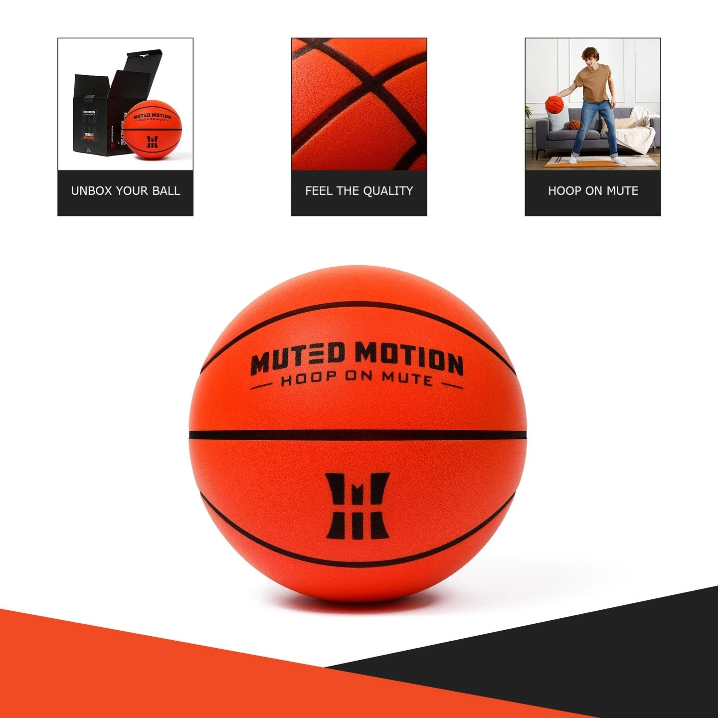 The steps to #HoopOnMute are really quite simple. #SilentBasketball #QuietConfidence #BasketballTraining