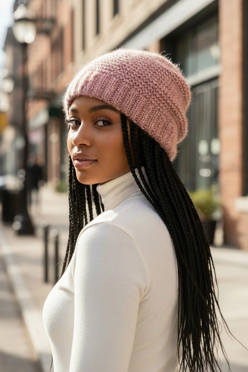 Salmon Sequined Landry Slouchy