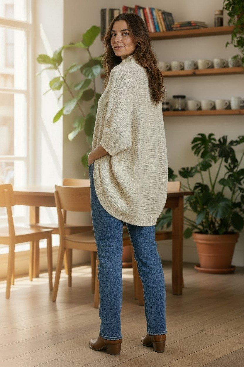 Cream Cocoon Jacket
