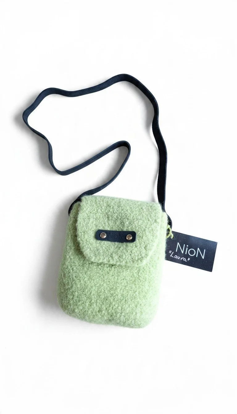 Laura - Small Crossbody Bag with Leather Strap