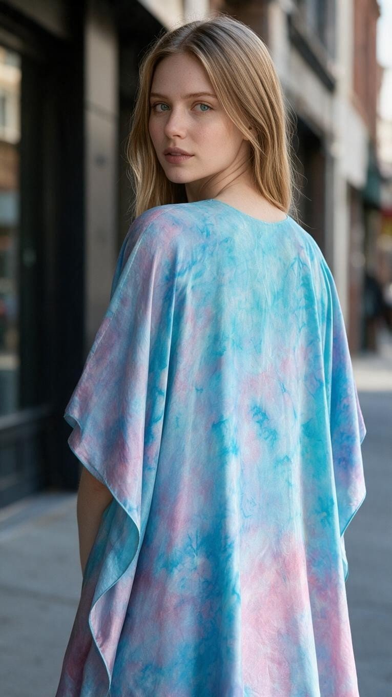 Aqua & Pink Tabard