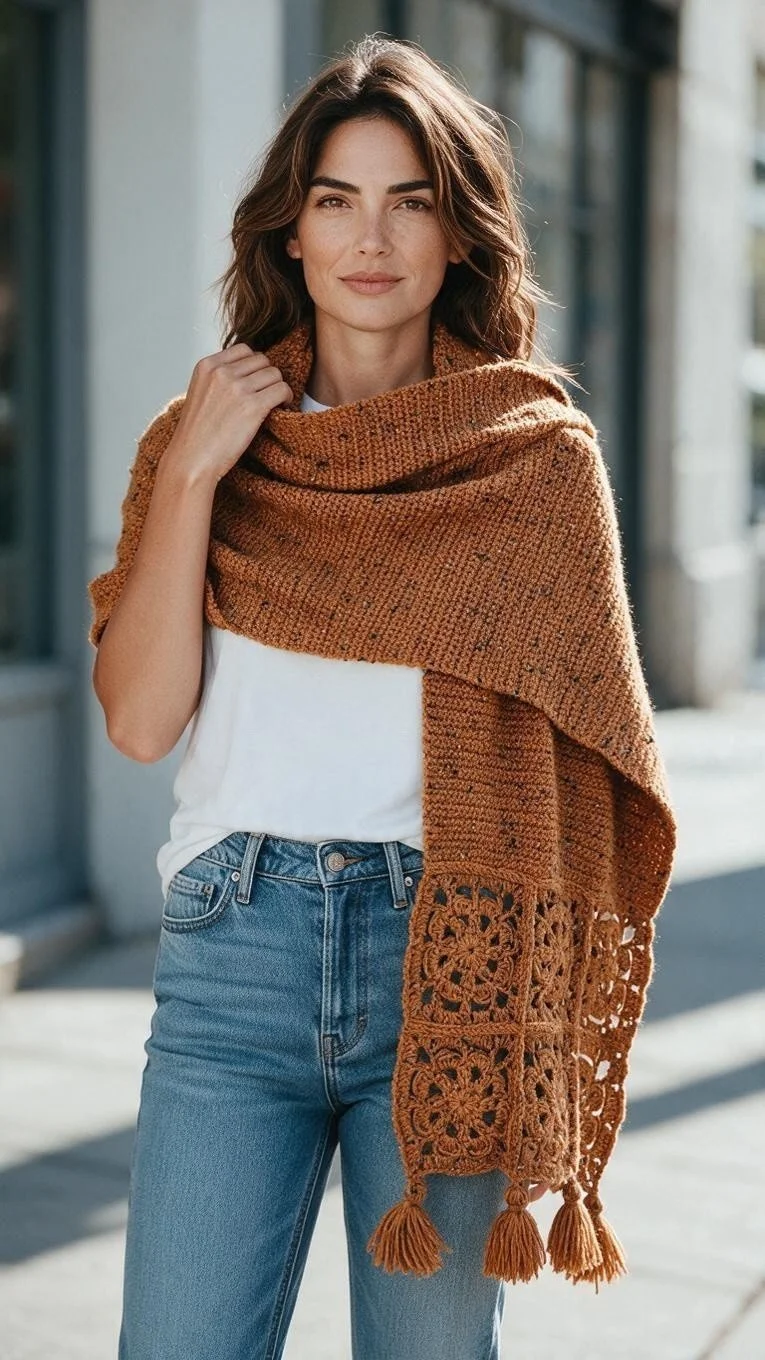 Mustard Boho Wrap