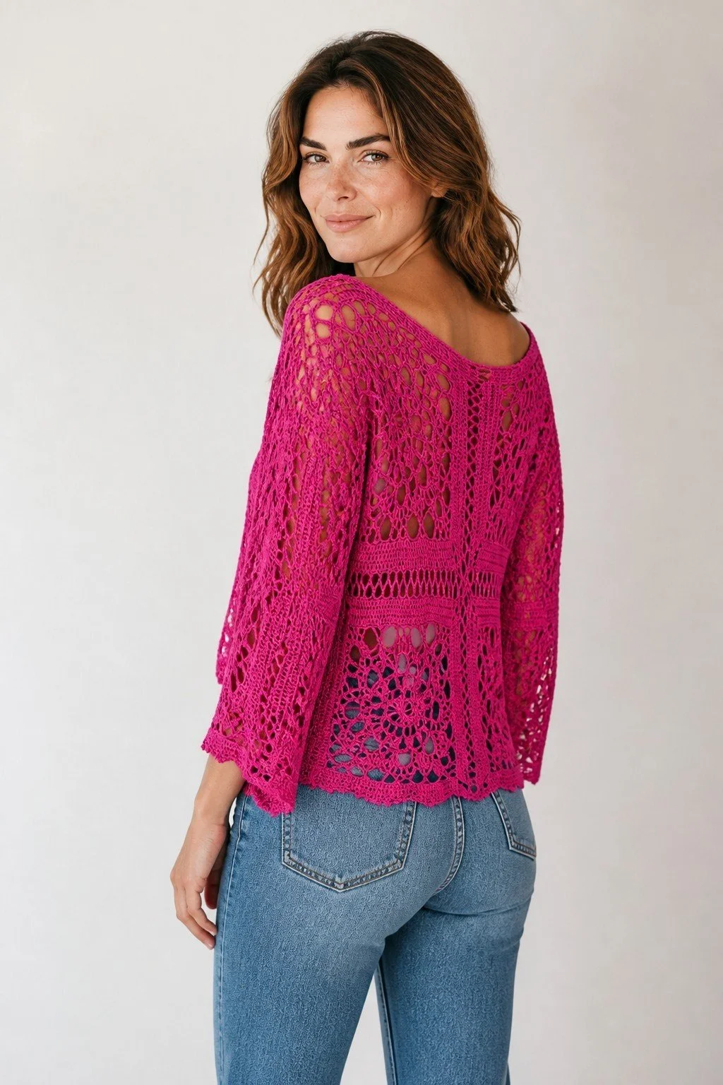 Hot Pink Clas Top