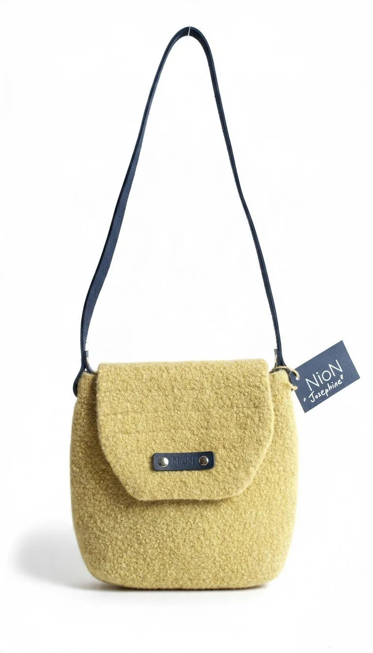 Josephine - Large Crossbody Bag with Leather Strap