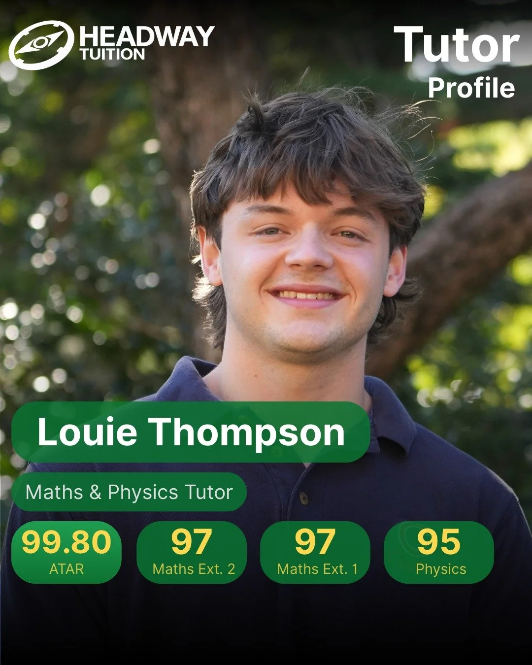 Meet our co-founder and Maths and Physics tutor, Louie.

Louie is a graduating student from Killara High School&rsquo;s class of 2024, and is currently studying Electrical Engineering and Mathematics at the University of Sydney. He has been teaching 