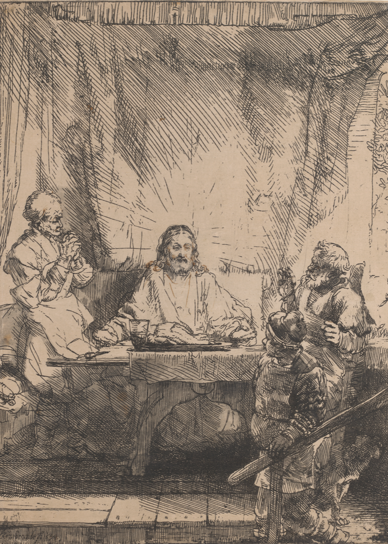 Rembrandt Christ at Emmaus