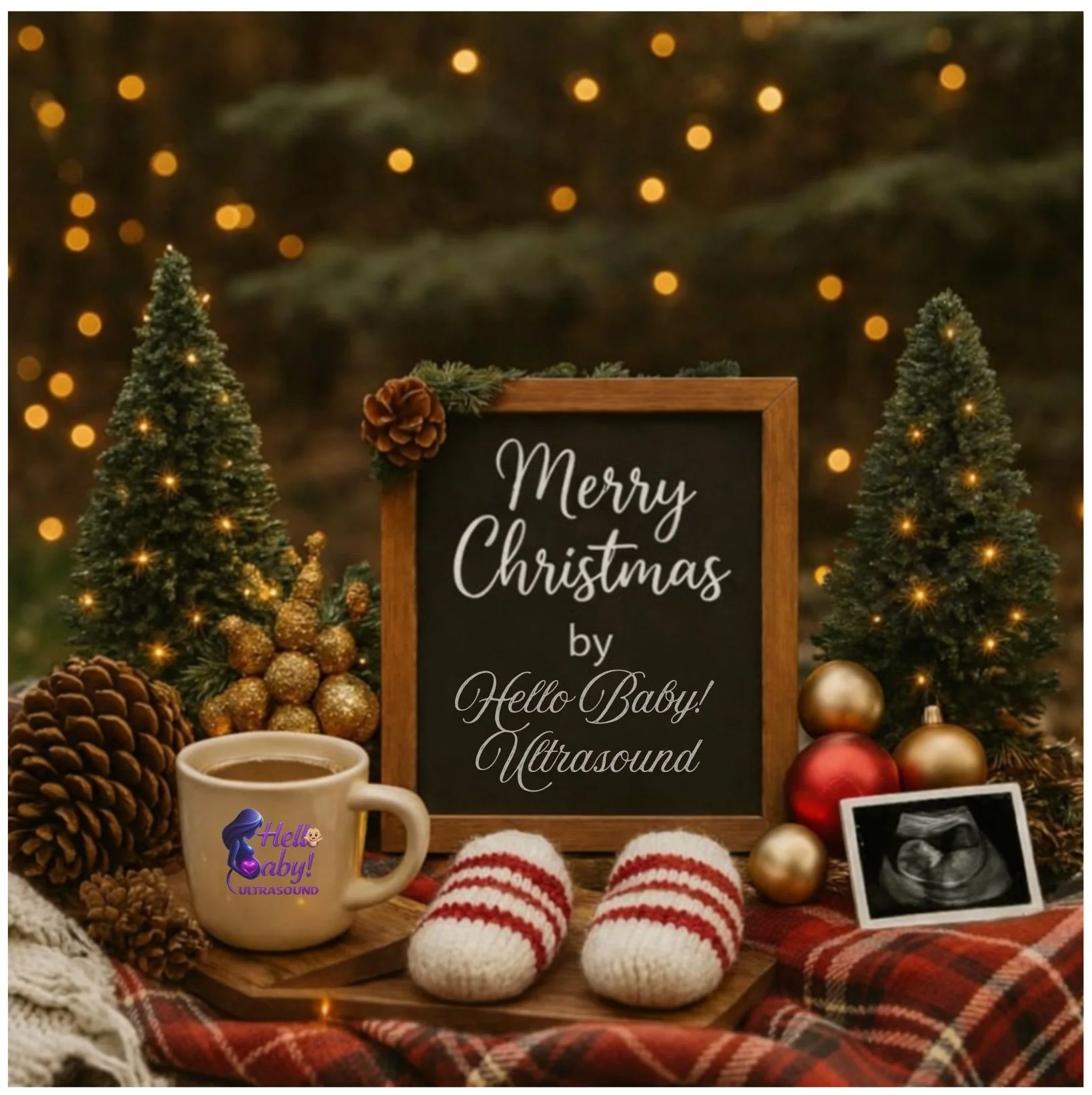 🎄 Happy Holidays &amp; Merry Christmas from Hello Baby! Ultrasound 🎄