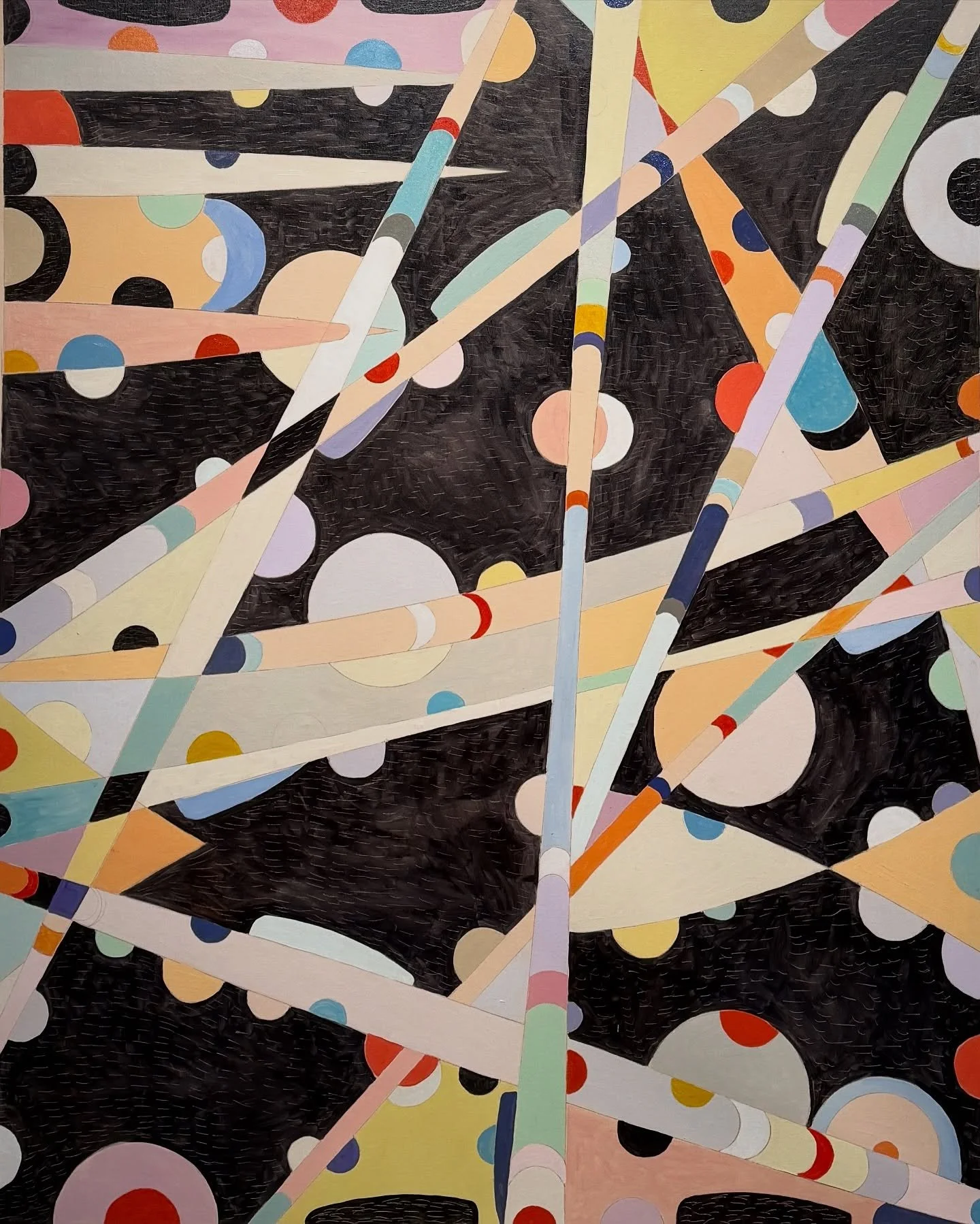 getting into some black Jetson&rsquo;s-style ✈️&hellip;
.
.
.
.
.
.
#oilpainting 
#abstractart 
#spaceage 
#artforinteriors 
#artforthefuture 
#whitneynye 
#artforthehome