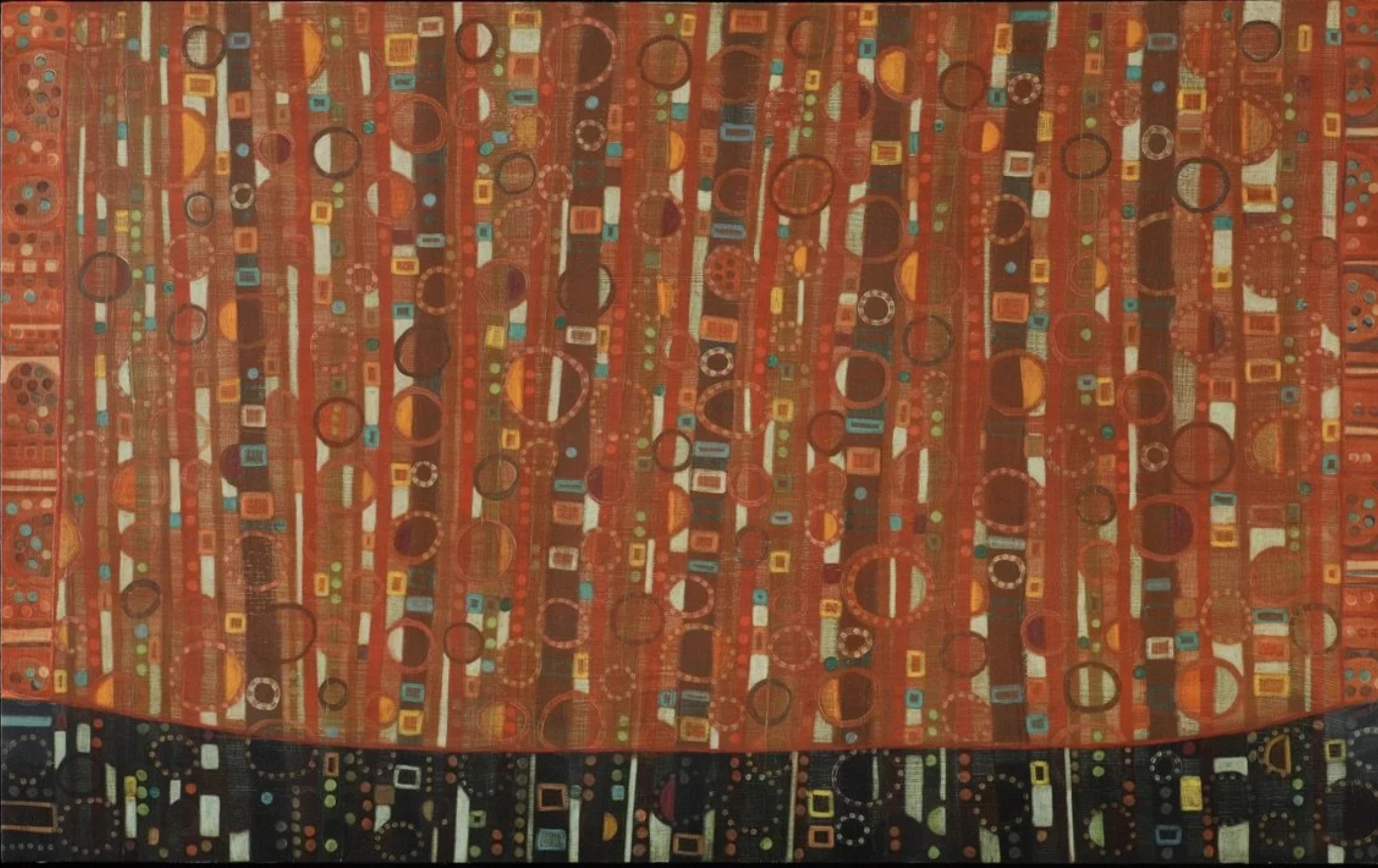 Glyph | 2008 | Oil on wood panel | 29.75 x 47.75" | $4,500