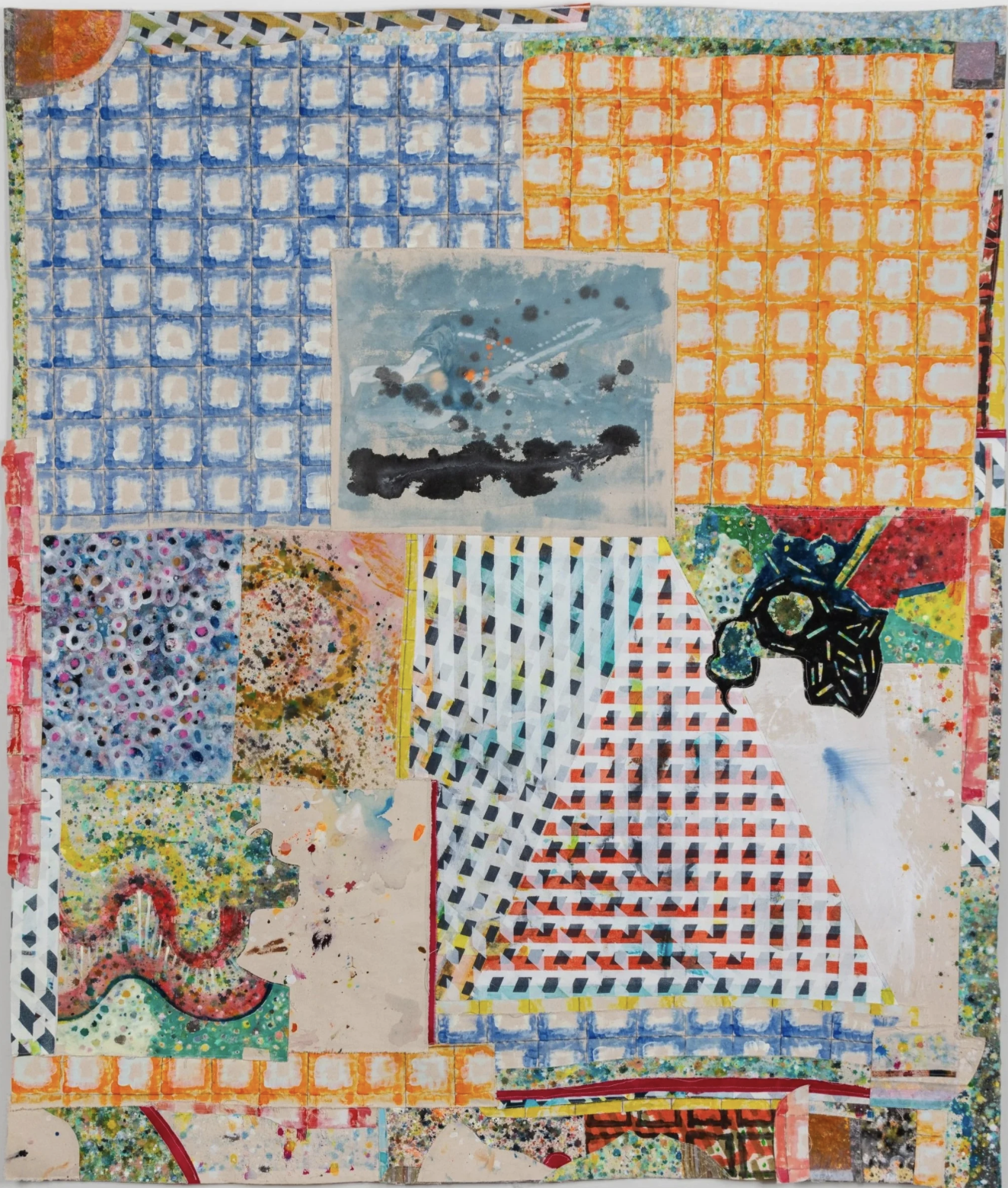 Twisp | 2022 | Mixed Media |	81.5 x 68"