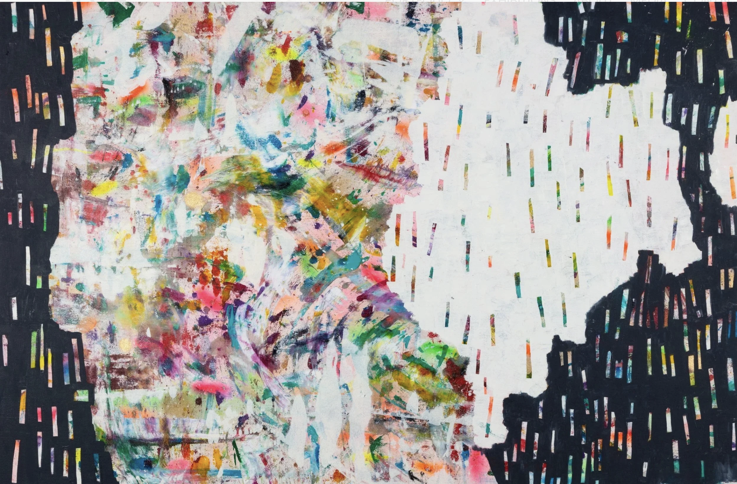 Gypsy | 2021 | Spray Paint, Acrylic, Oil on Canvas | 43 x 66” | $9,200