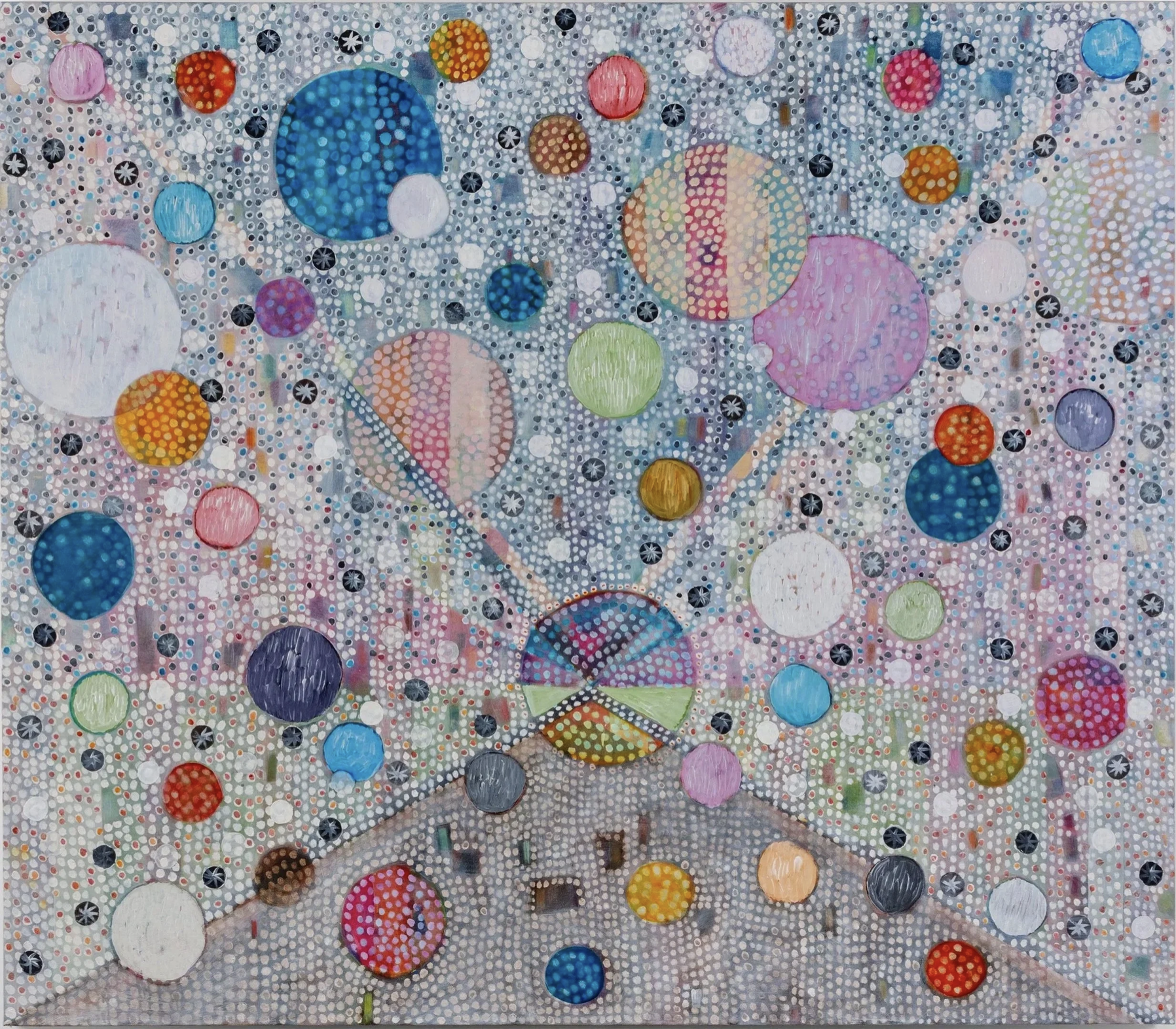 Bubble Vision | 2025 | Oil On Canvas | 60 x 69 " | $16,000