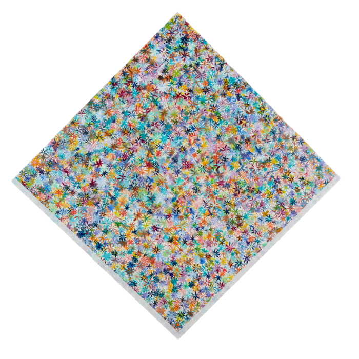 Full Bloom | 2025 | Oil On Canvas | 79 x 79 inches