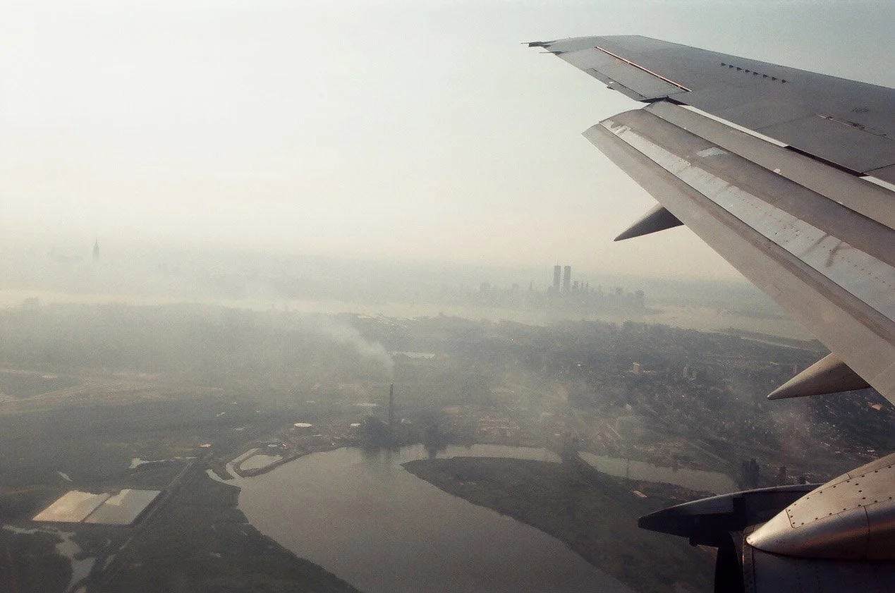 Social Landscape - Twin Towers from Plane, Pollution (COPY CAM, CROPPED) R1270 x 843, 72ppi, 242 KB .jpg