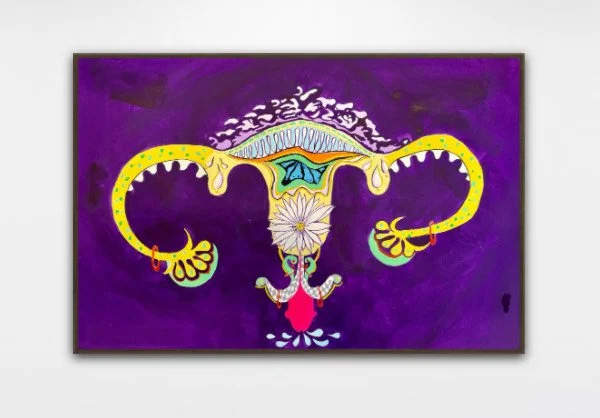 The Balance of Masculine and Feminine. 2024. Gouache on 300gsm Watercolour Paper. 75cm x 52cm. Unframed