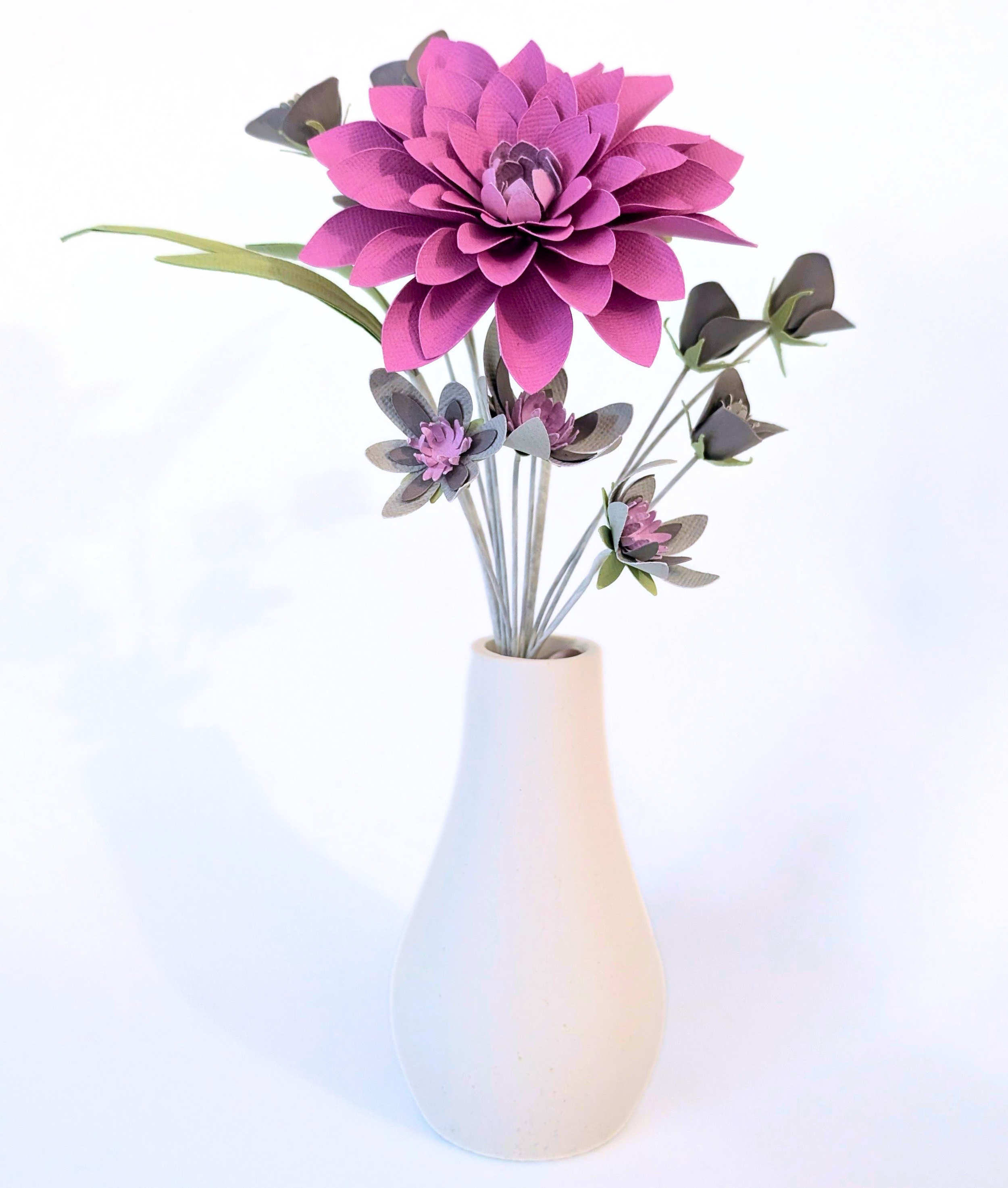 The Dahlia Posy in Moody + Soft