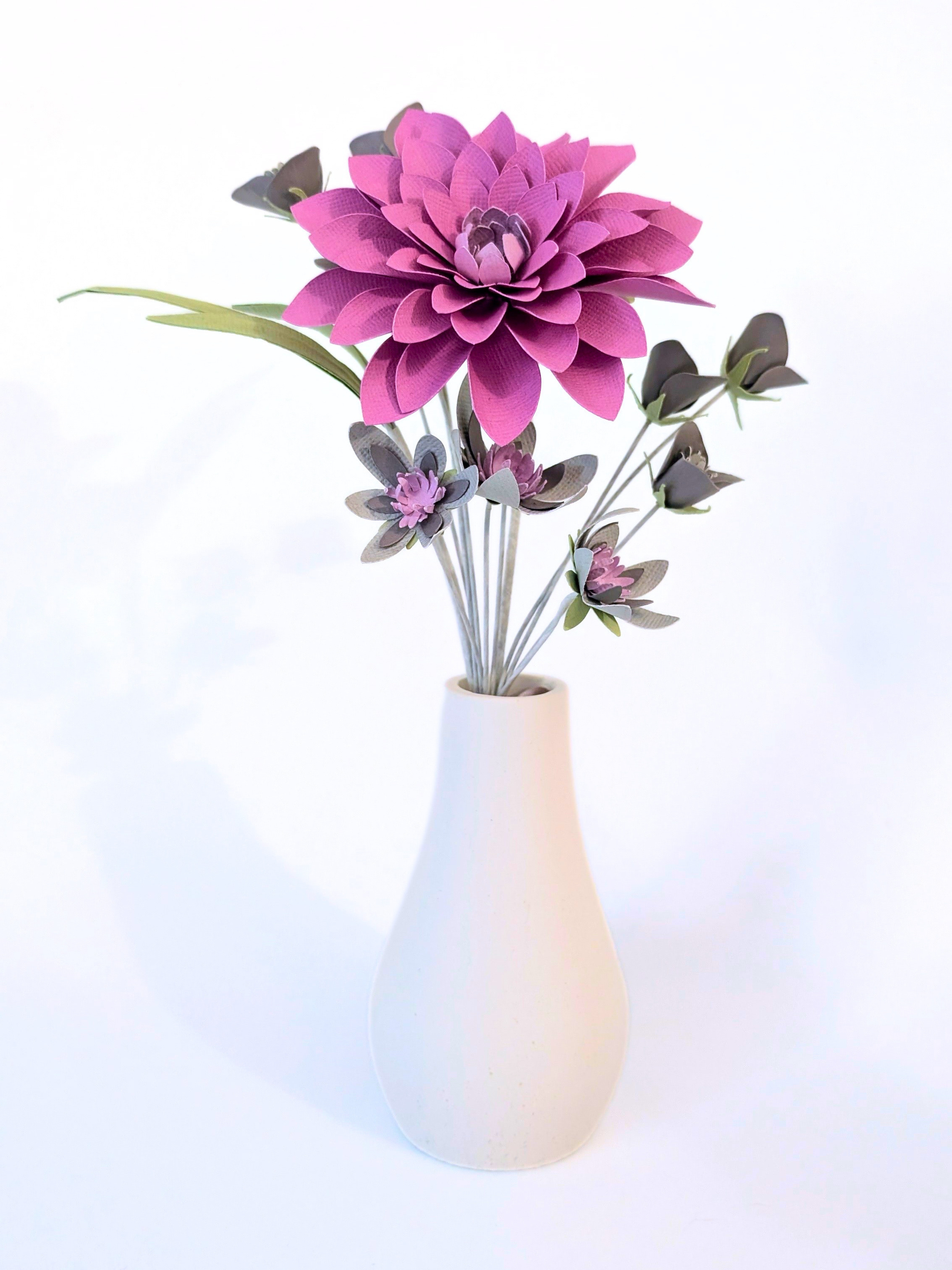The Dahlia Posy in Moody + Soft