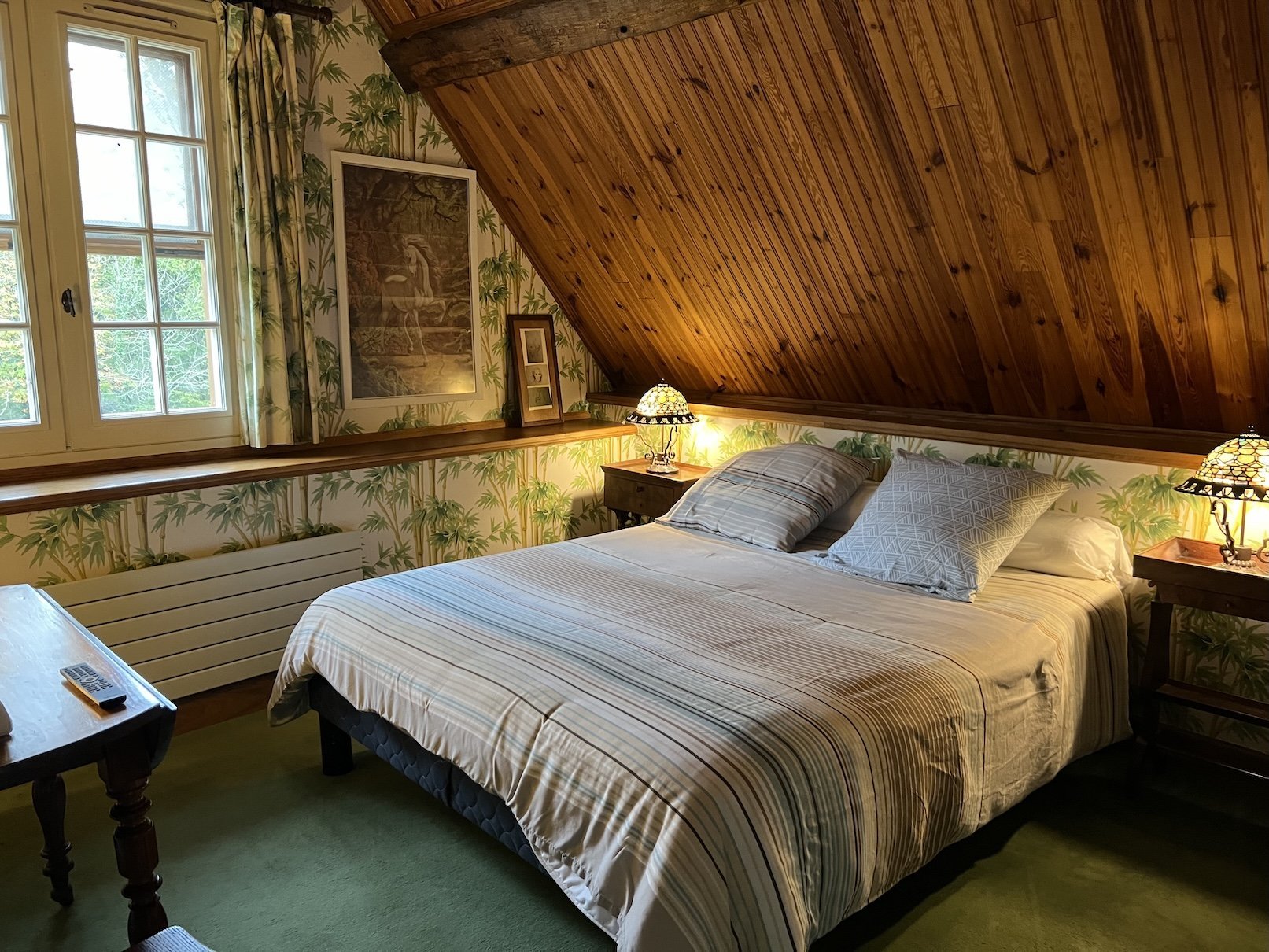 Chambre double Olive du gite la Boursicauderie