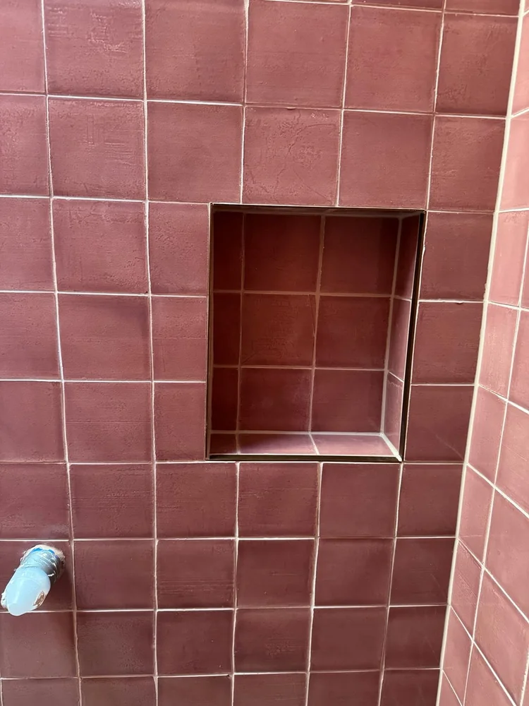 Handmade Zellige mosaic niche