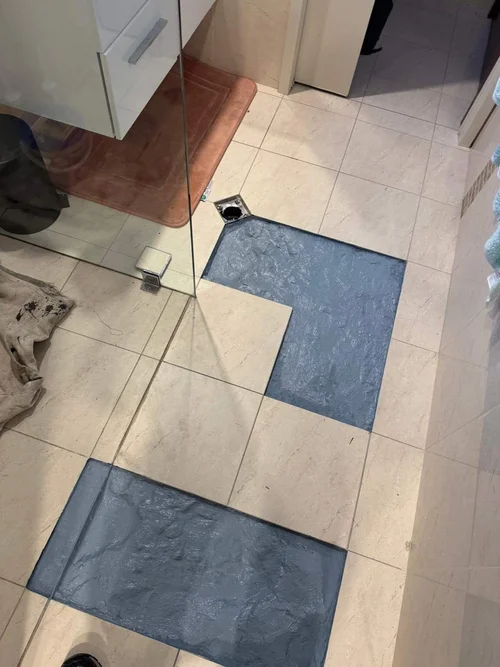Bathroom floor waterproofing repair