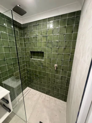 Zellige bathroom tile installation Sydney