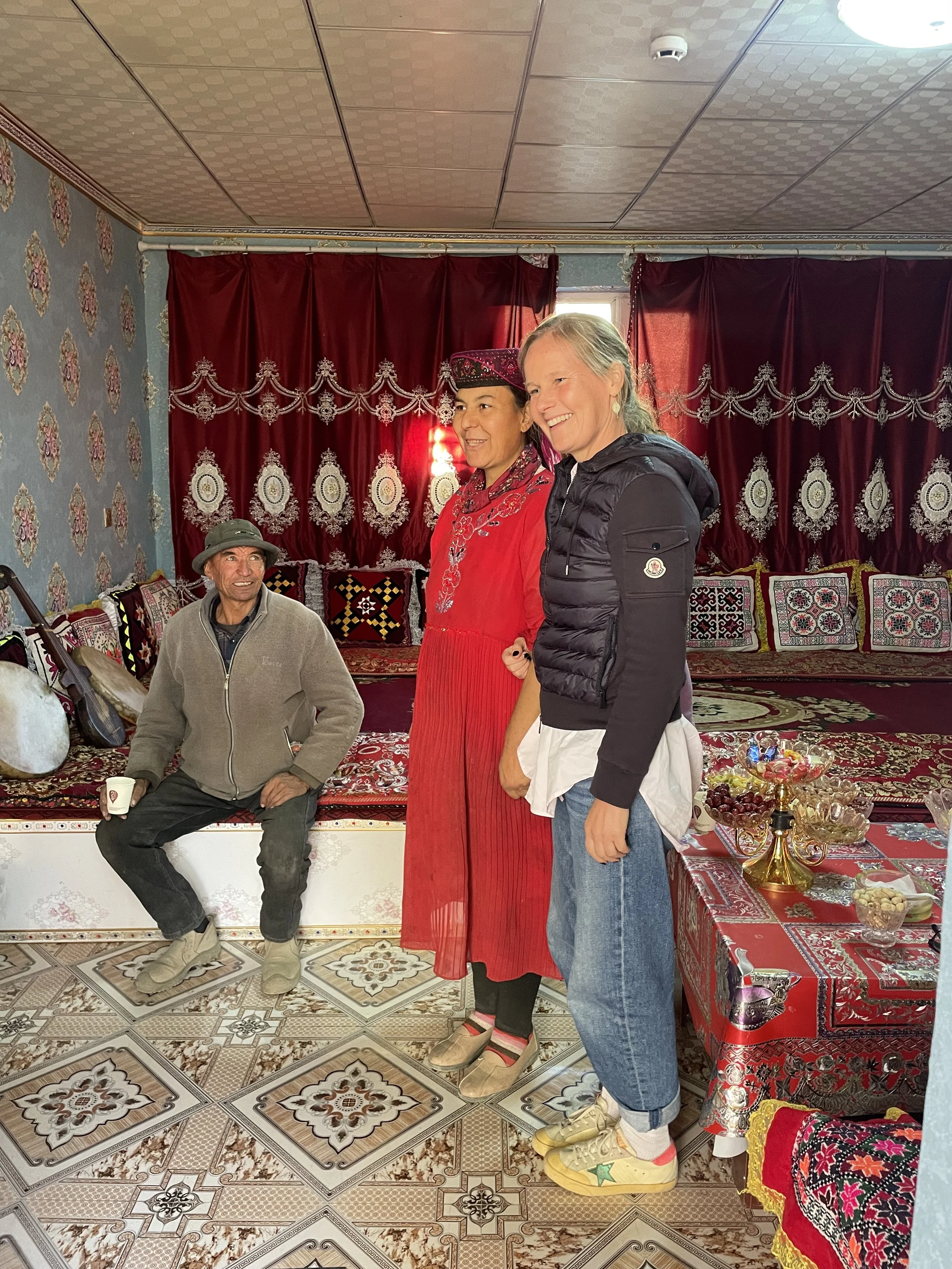 Marathon runner in the Pamir
