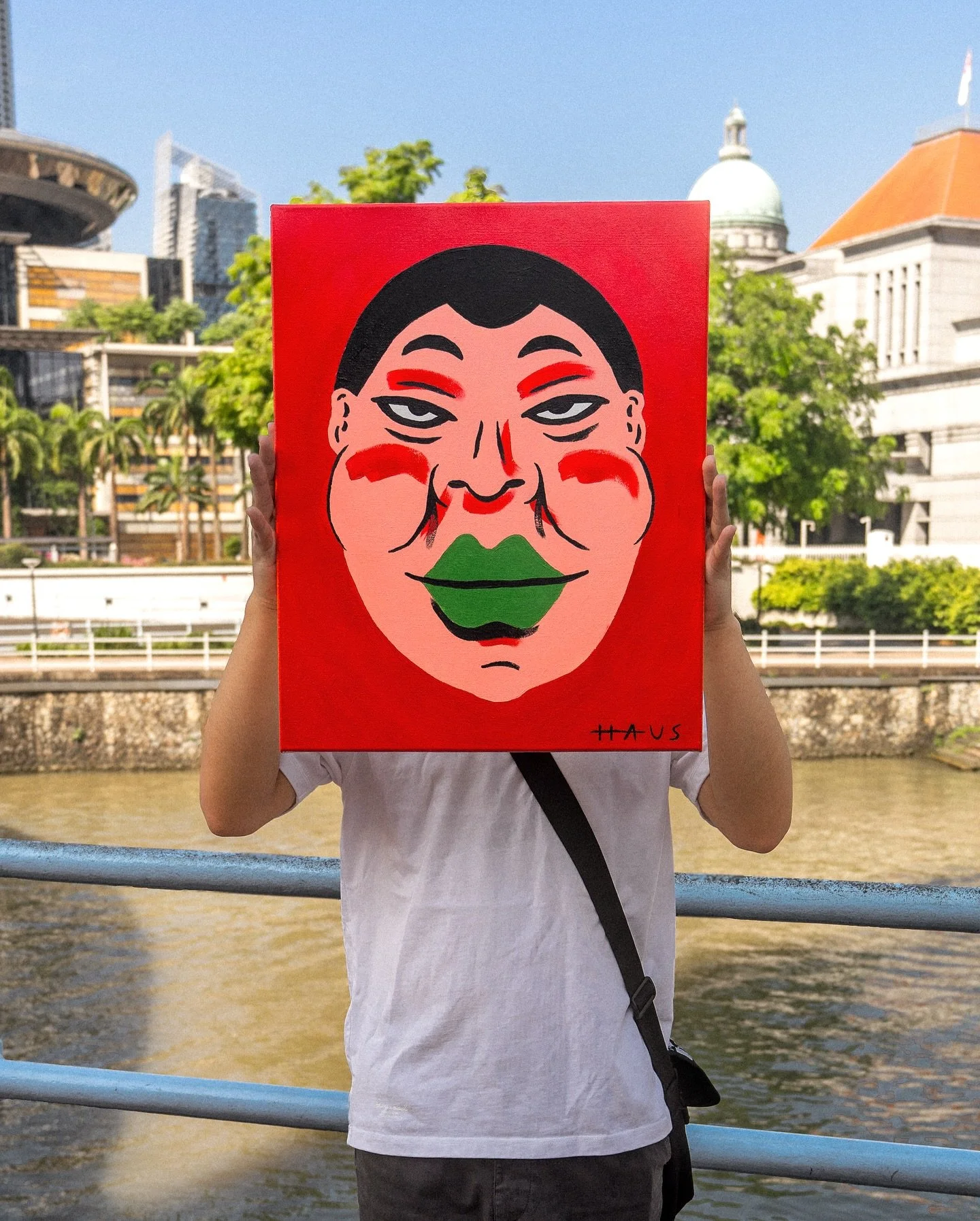 &lsquo;Cong&rsquo;, 2025. Acrylic on canvas. 50x40cm. Find more at worldofhaus.com